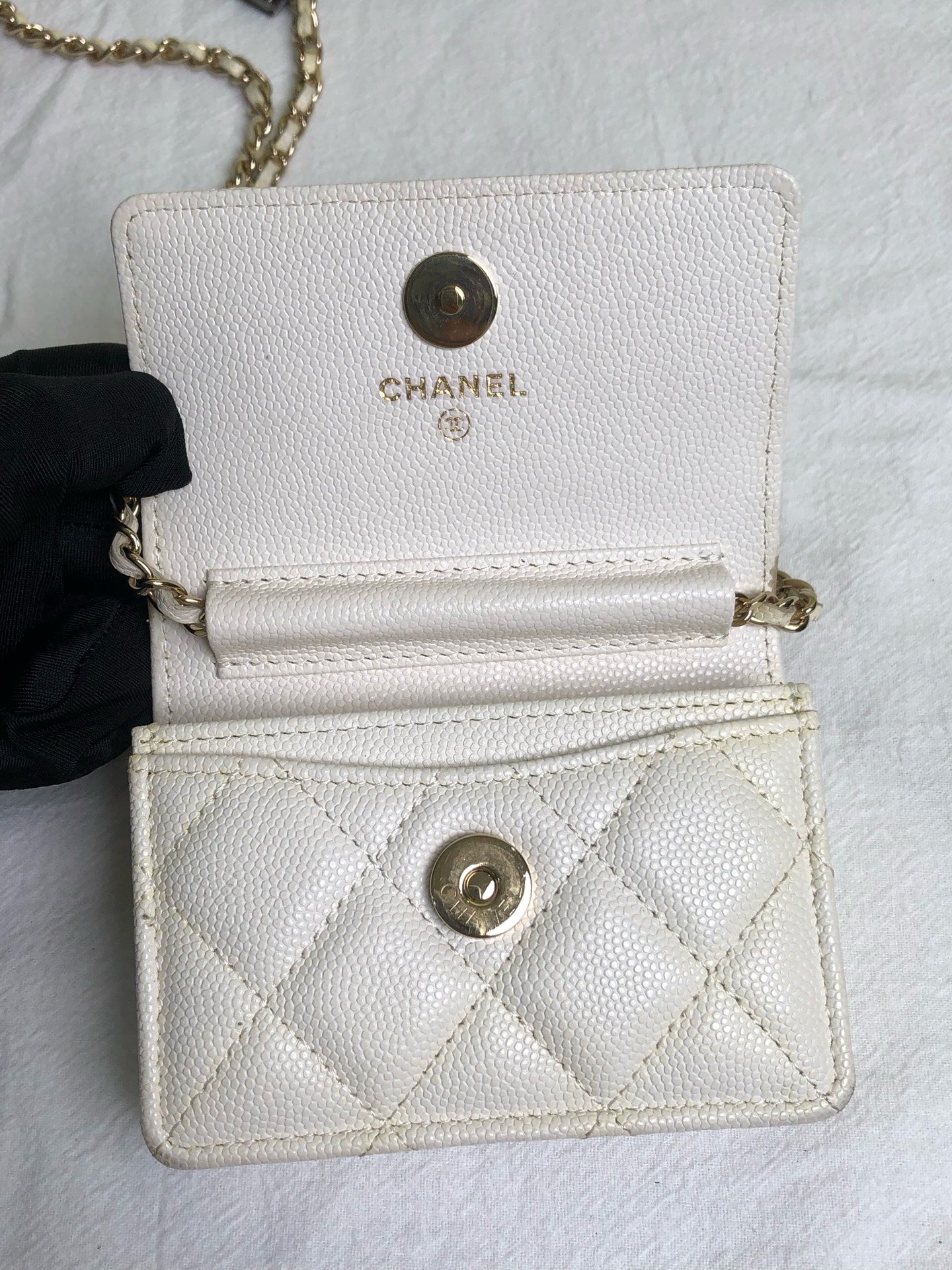 Chanel White Belt Bag & Fanny Pack