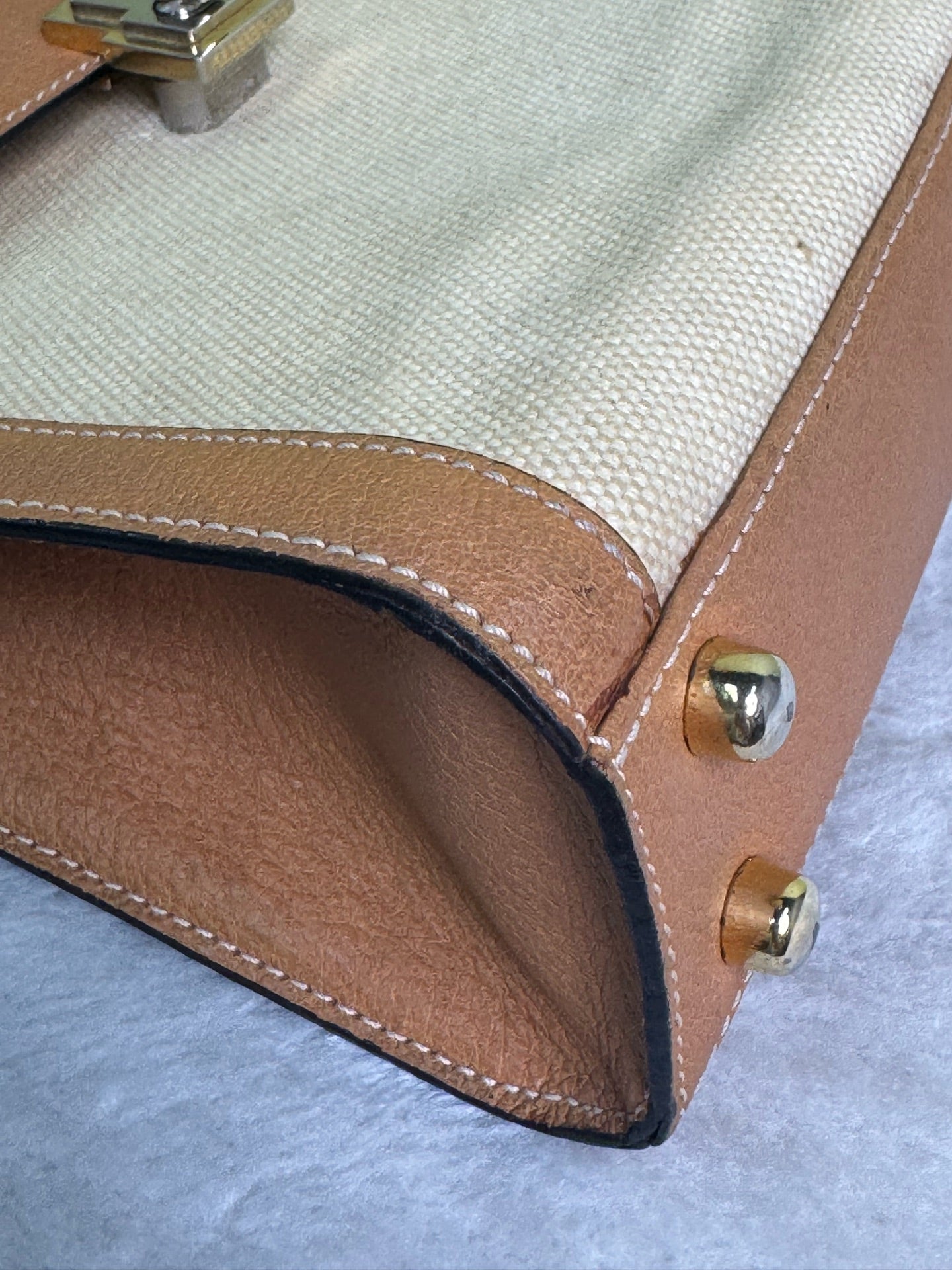 Fendi Canvas Brown Crossbody
