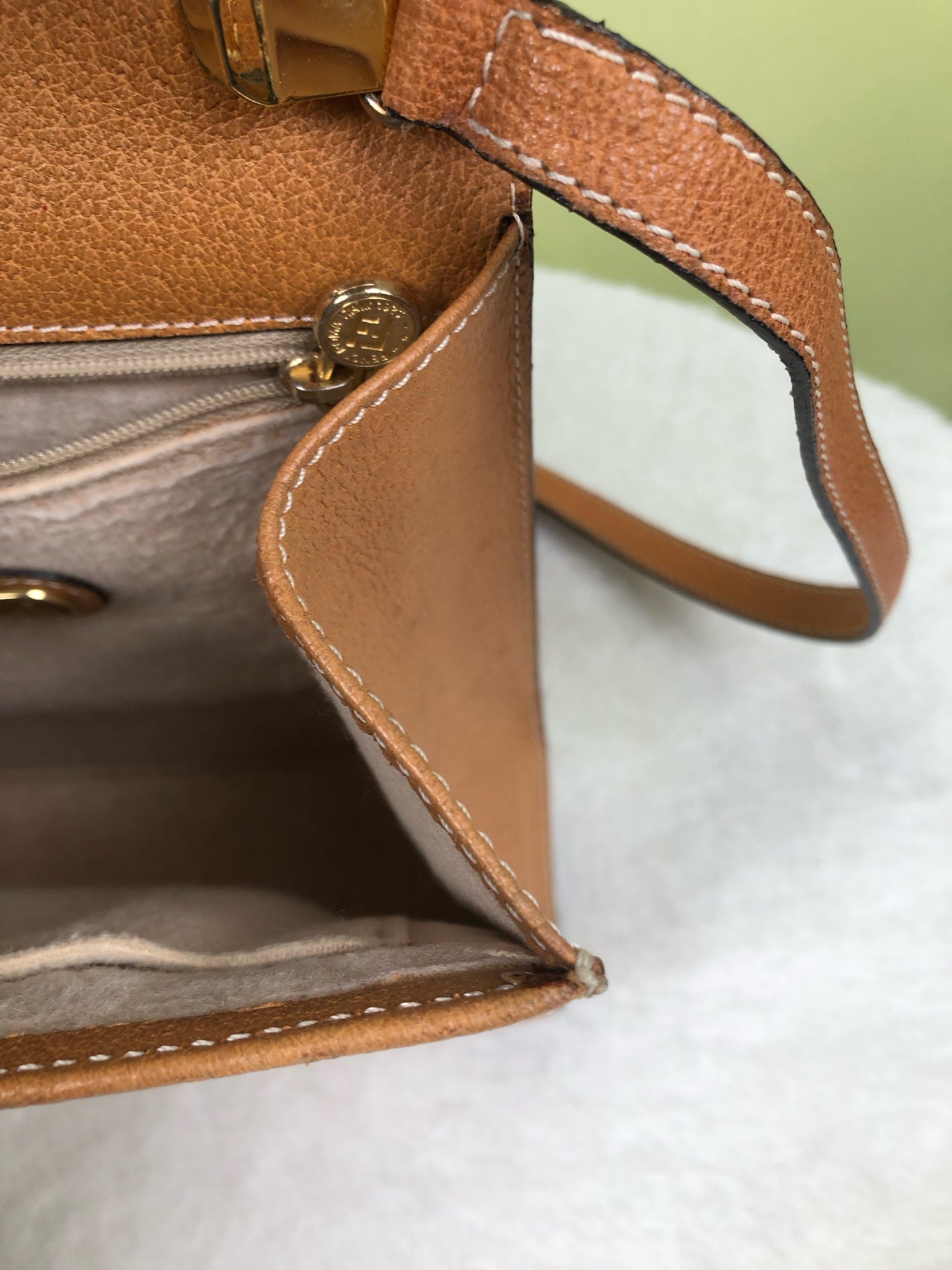Fendi Canvas Brown Crossbody
