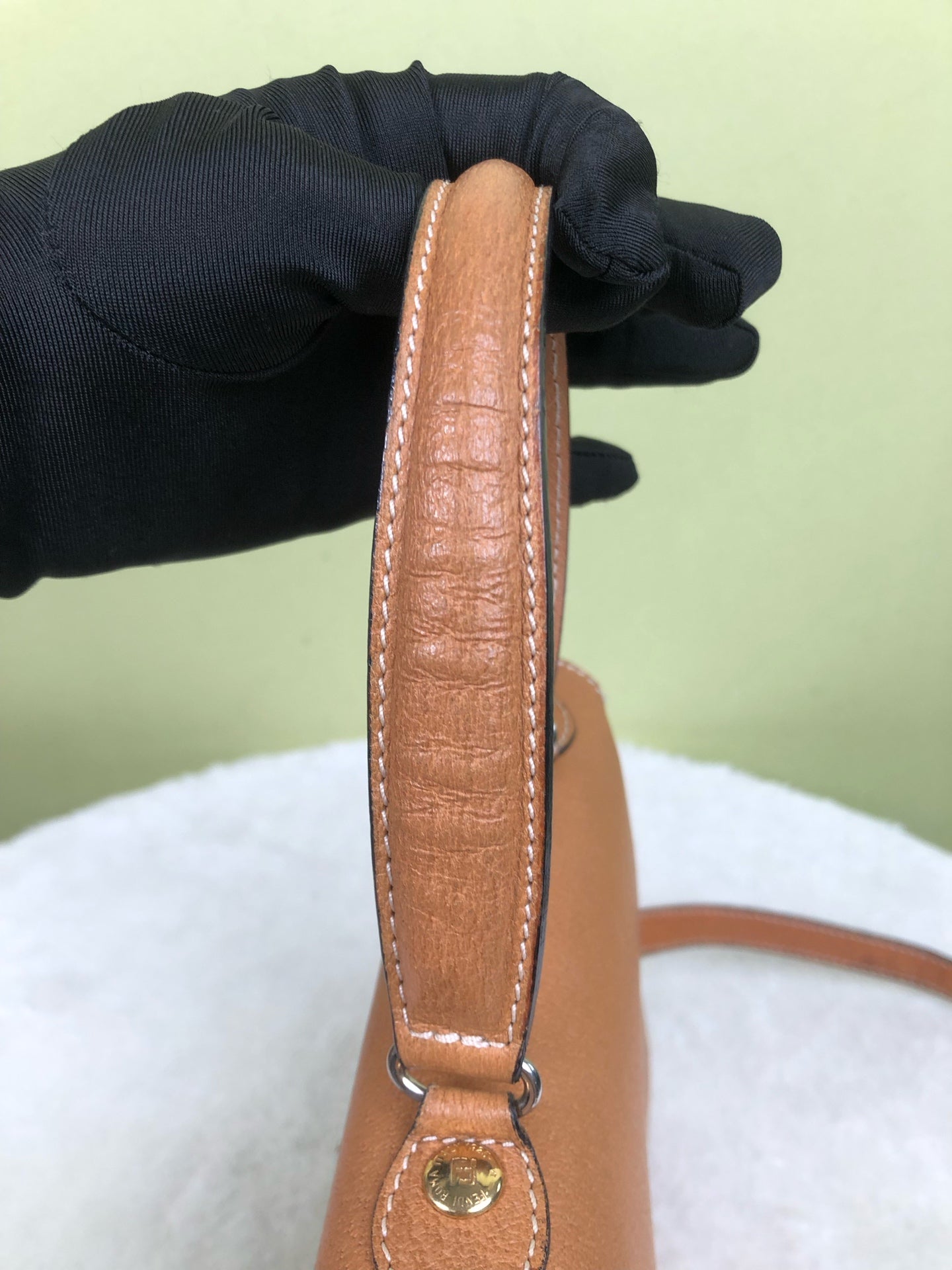 Fendi Canvas Brown Crossbody
