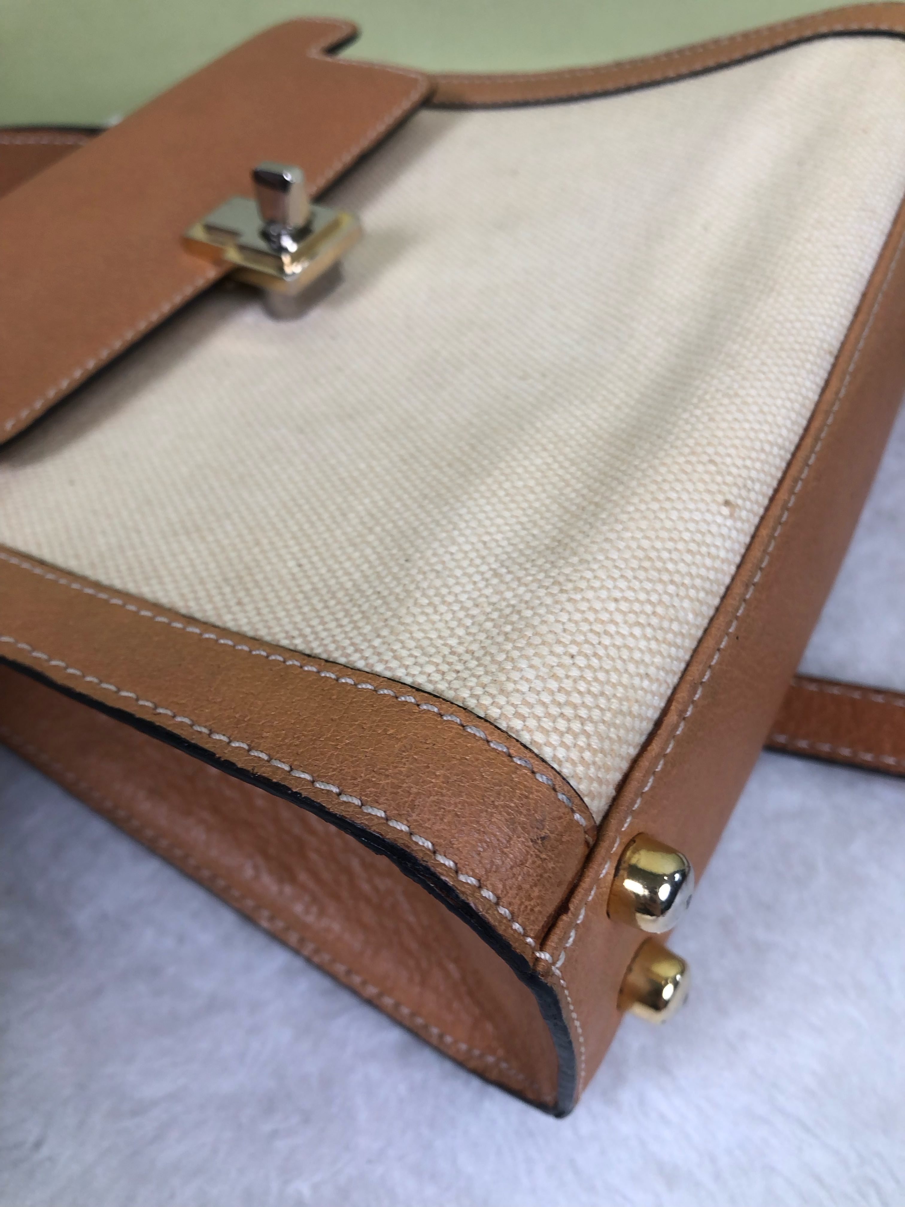Fendi Canvas Brown Crossbody