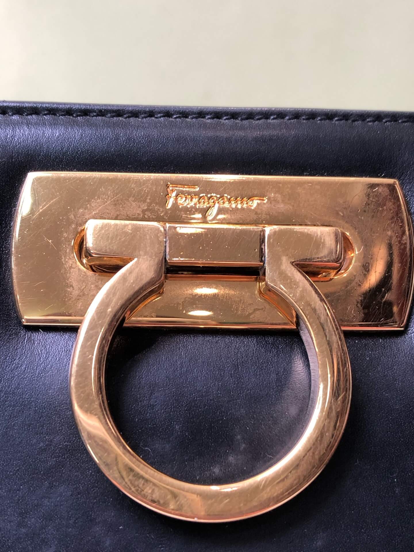 Salvatore Ferragamo Black Crossbody Bag