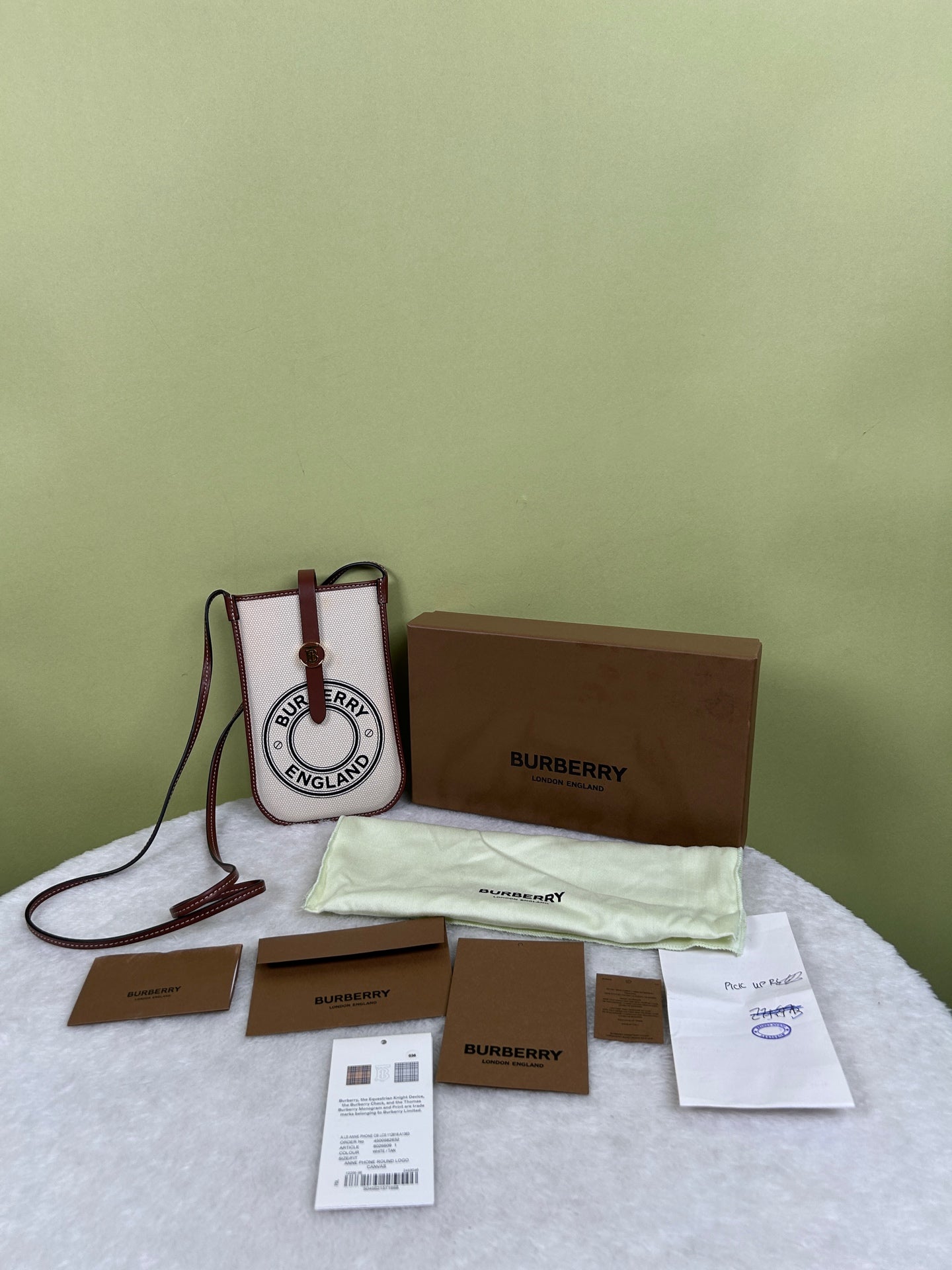 Burberry Canvas Brown Crossbody