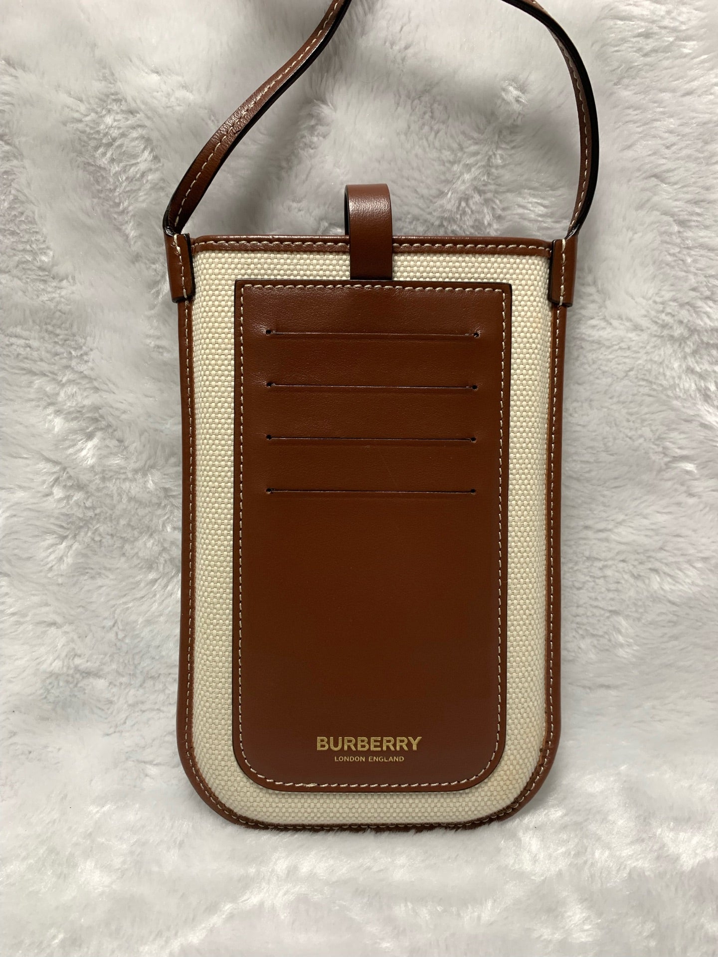 Burberry Canvas Brown Crossbody