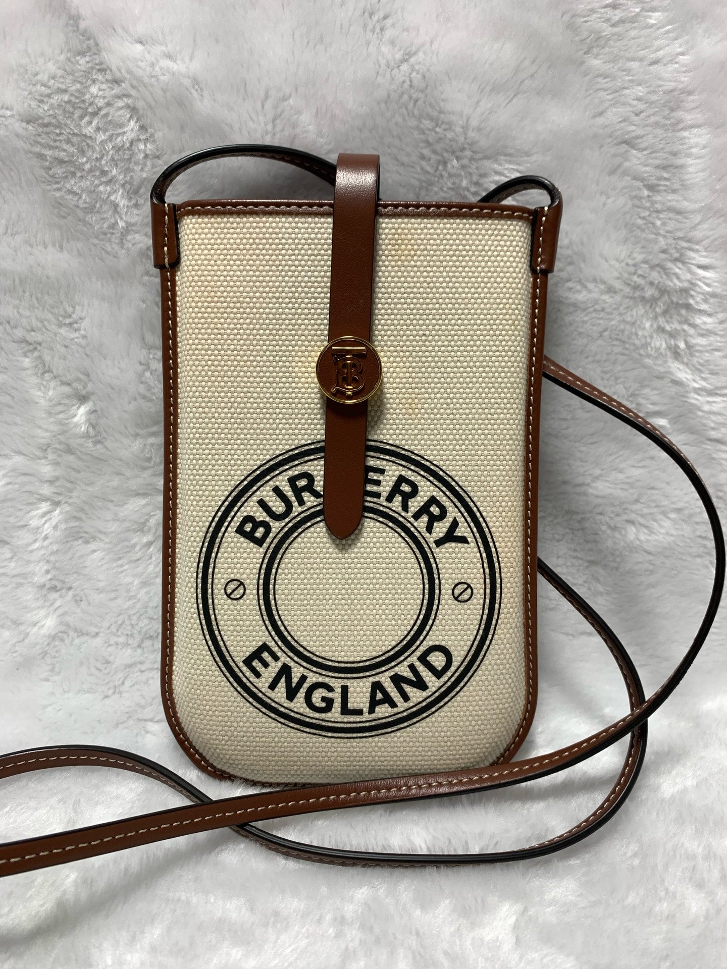 Burberry Canvas Brown Crossbody