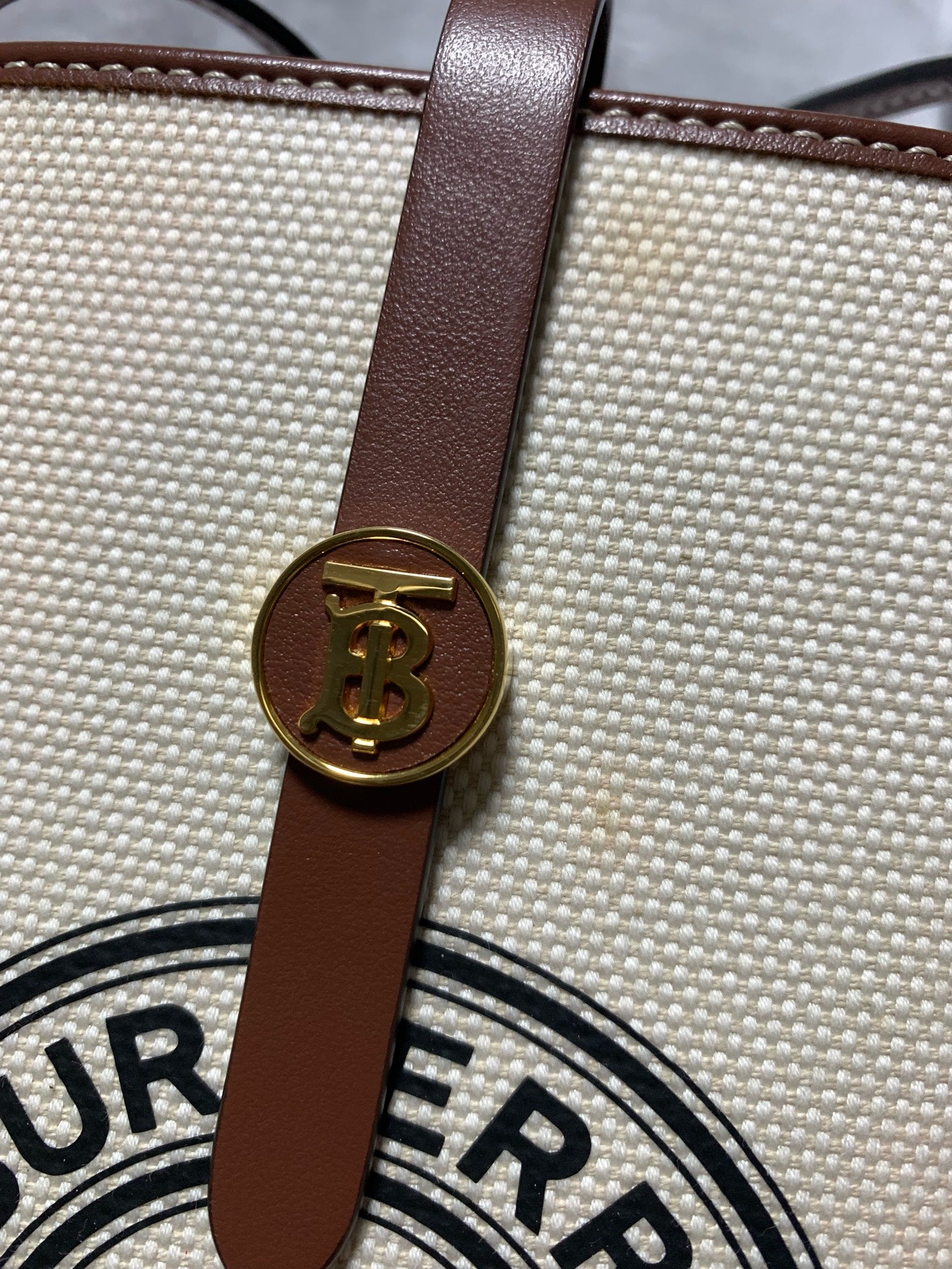 Burberry Canvas Brown Crossbody