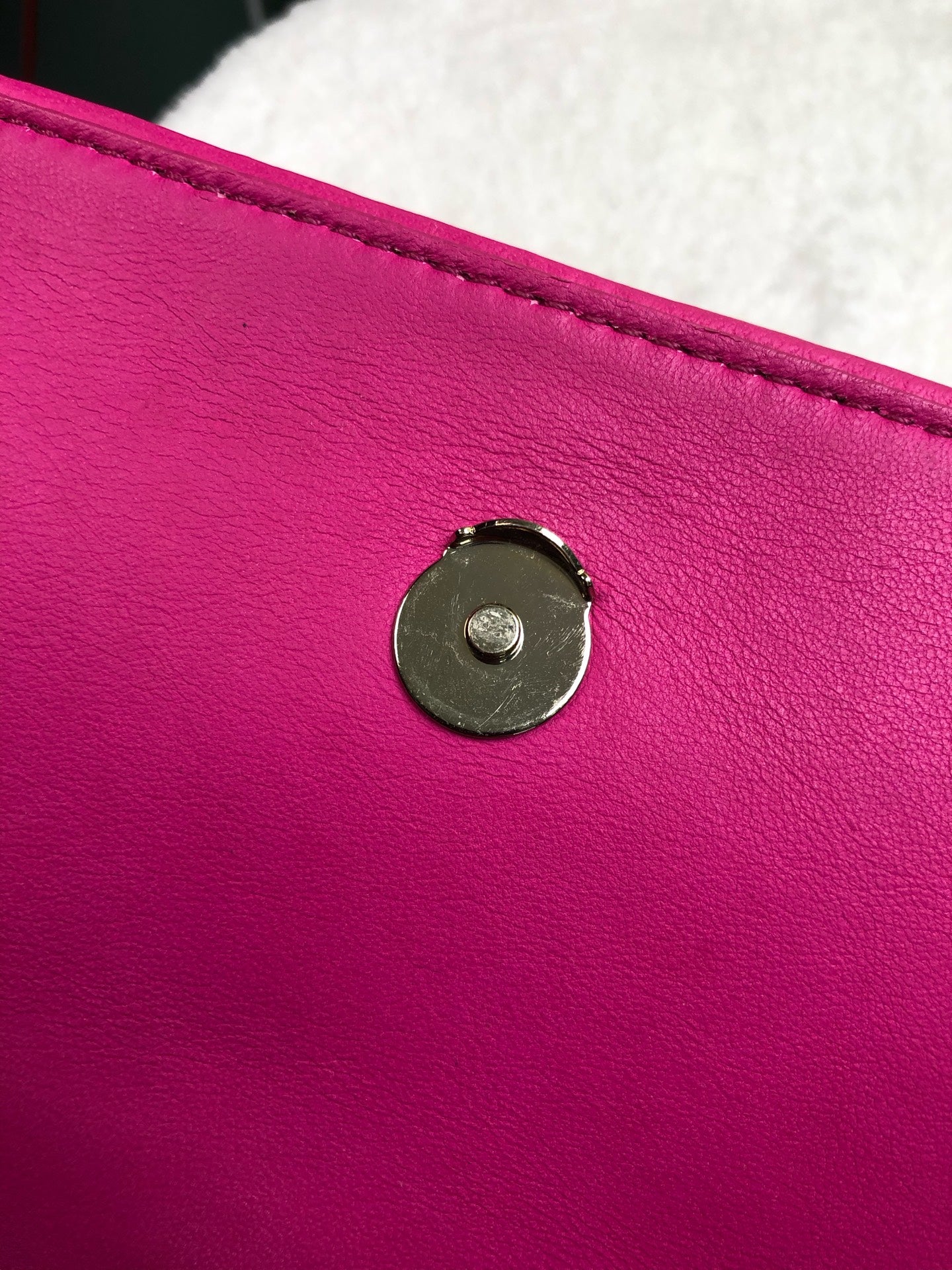 空白 Red Shoulder Bag