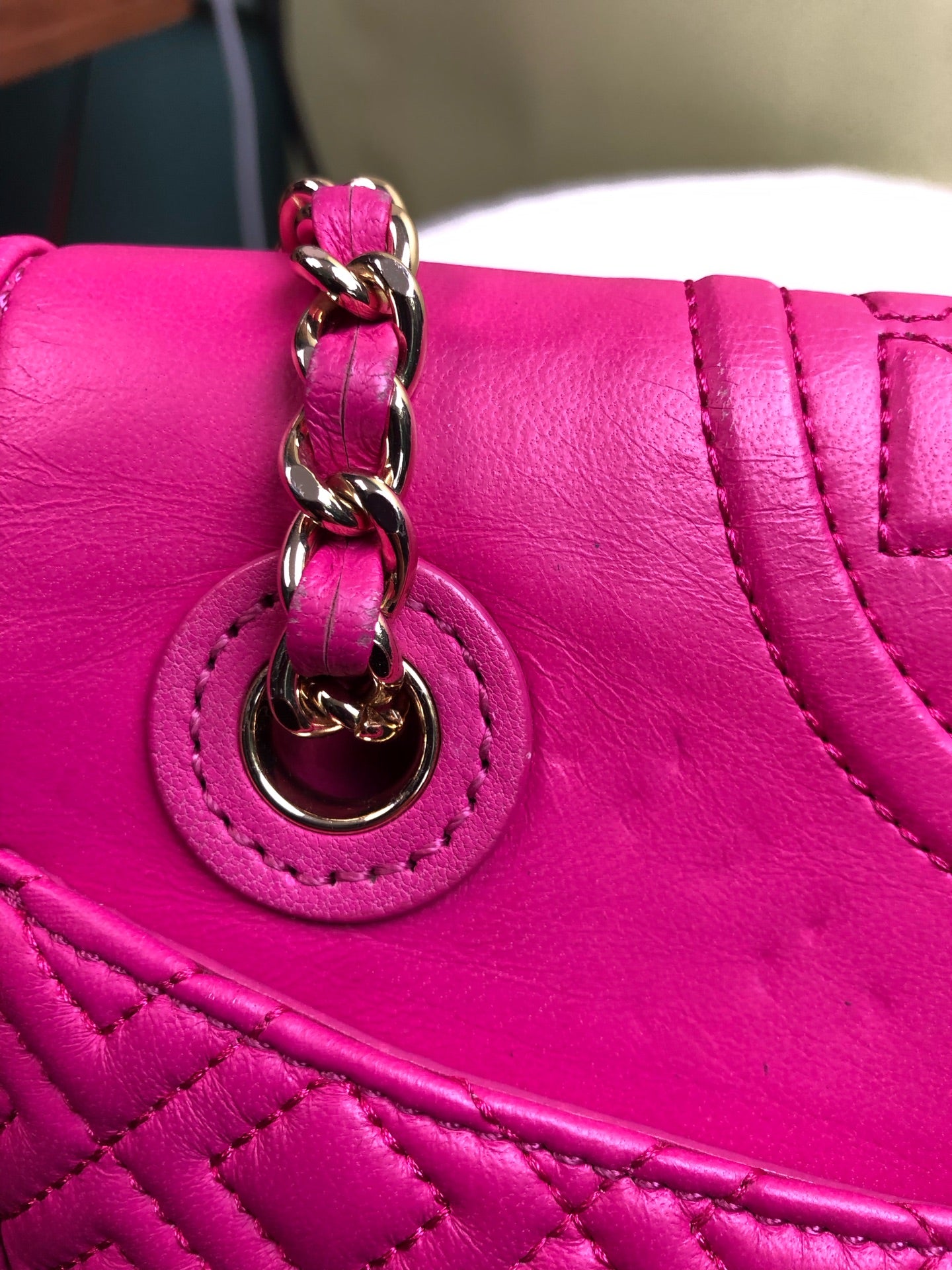 空白 Red Shoulder Bag