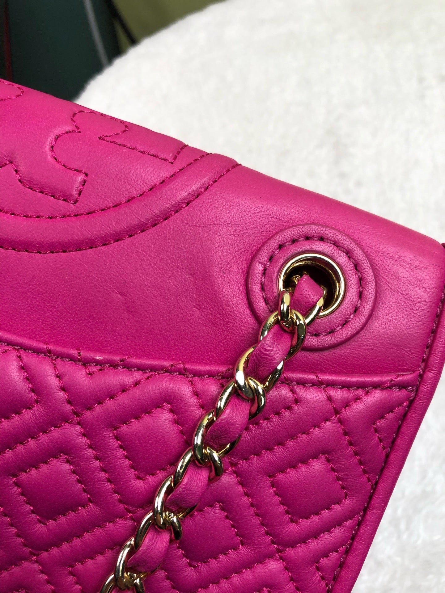 空白 Red Shoulder Bag