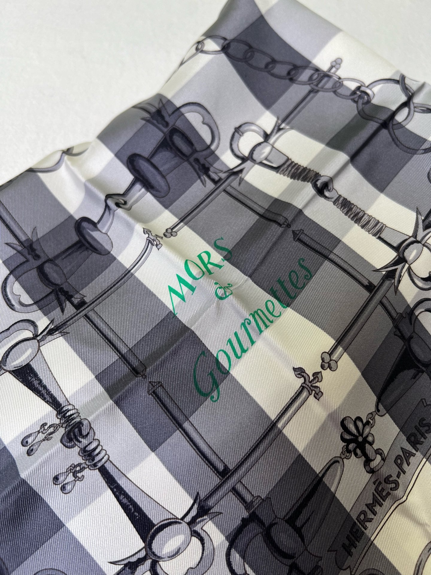 Hermes Green Scarf