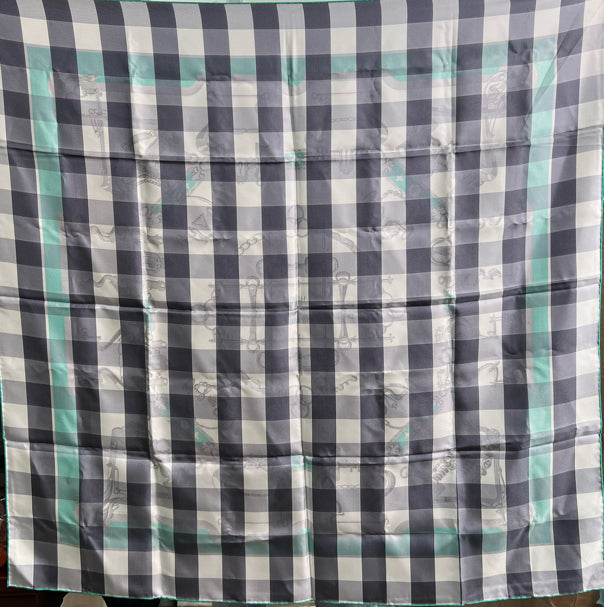 Hermes Green Scarf