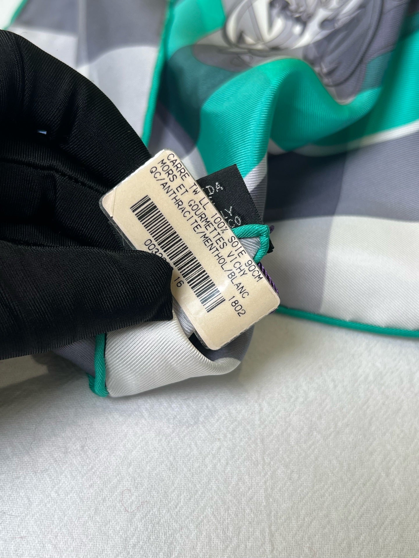 Hermes Green Scarf