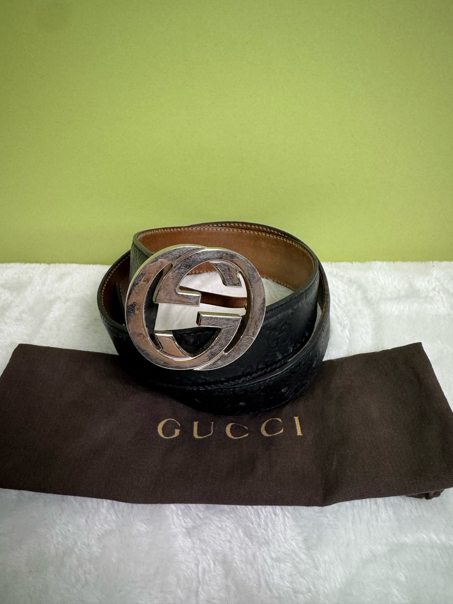 Gucci Black Belt