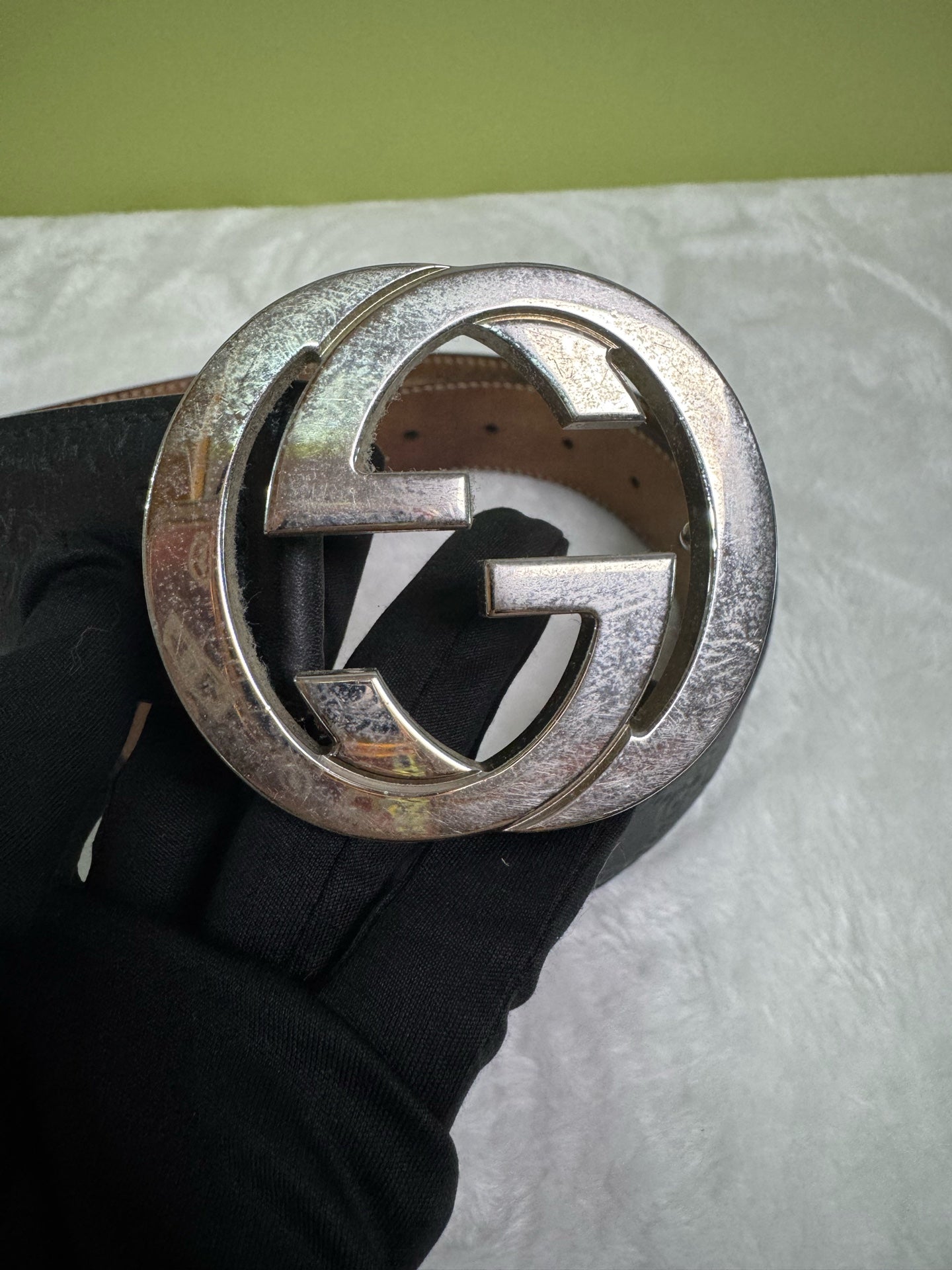 Gucci Black Belt