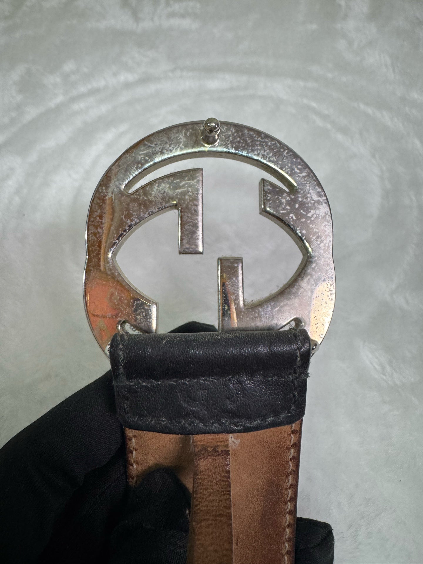 Gucci Black Belt