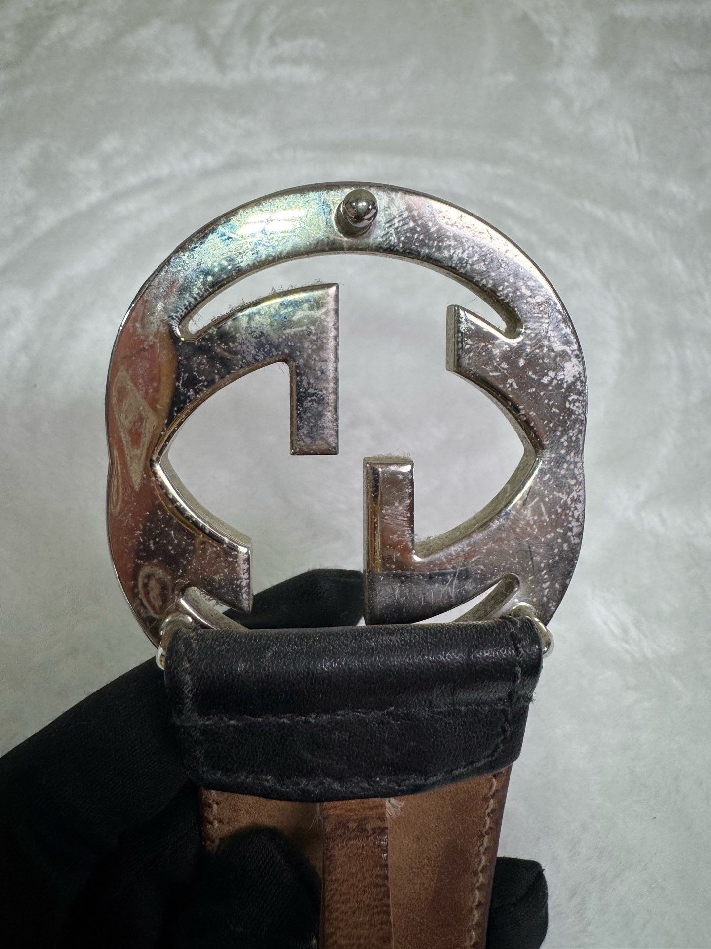 Gucci Black Belt