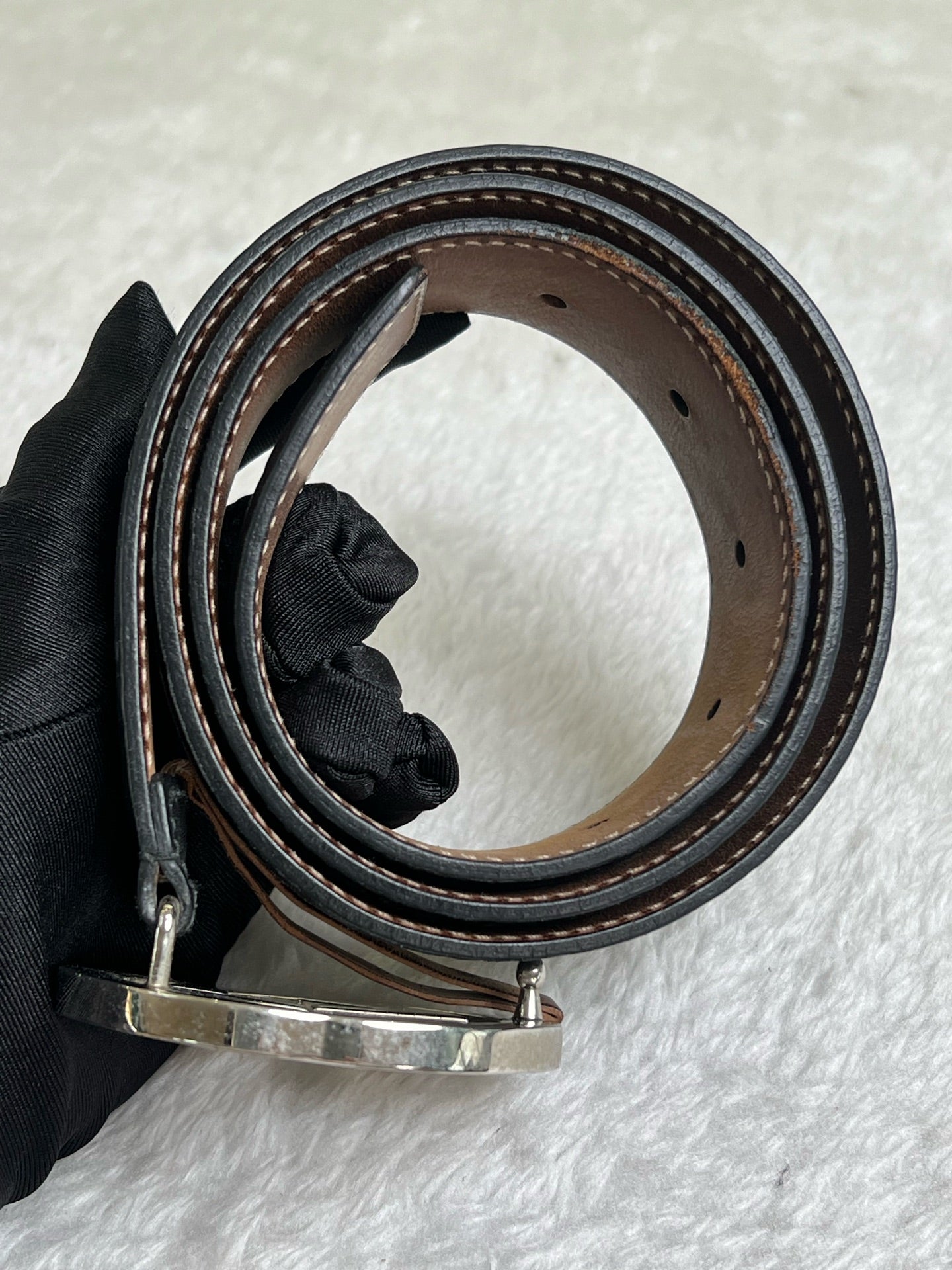 Gucci Black Belt
