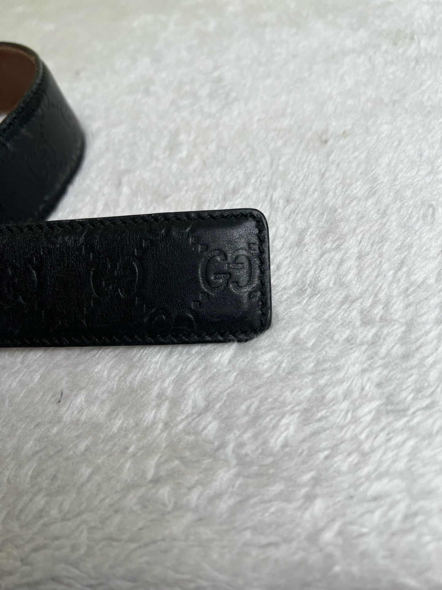 Gucci Black Belt