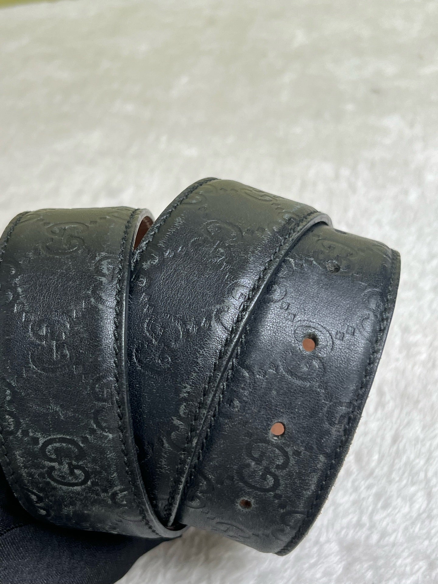 Gucci Black Belt