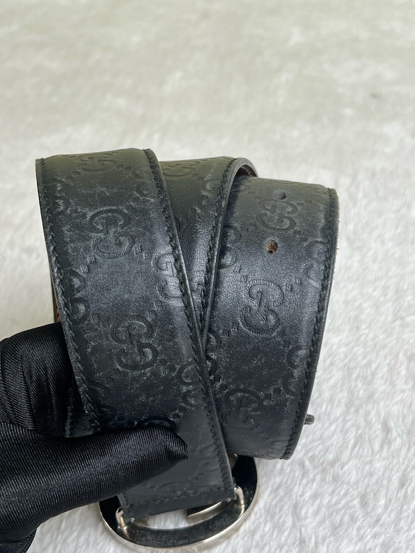 Gucci Black Belt