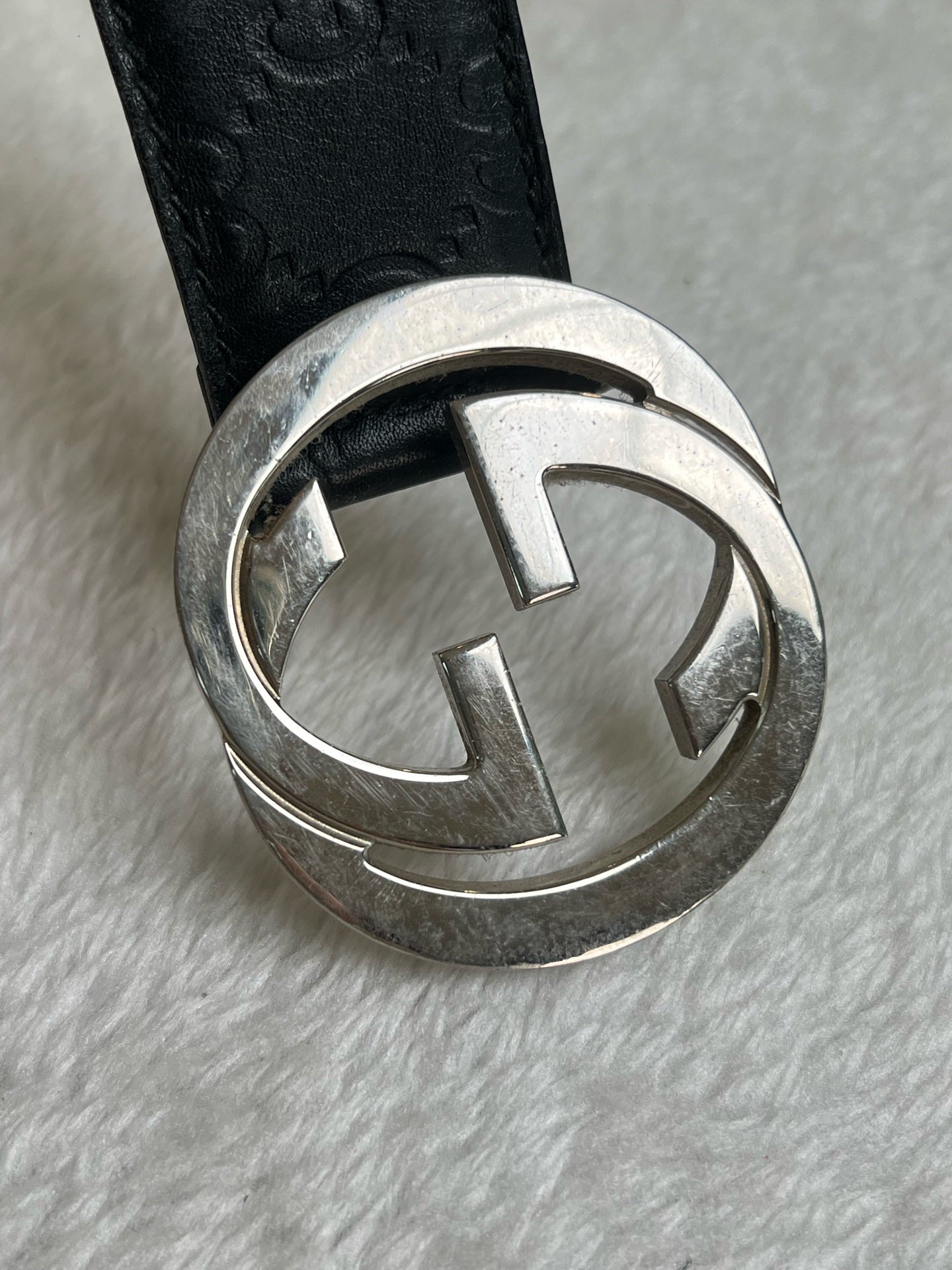 Gucci Black Belt