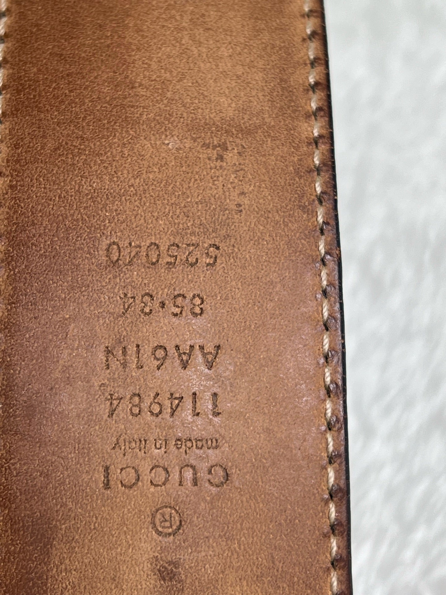 Gucci Black Belt