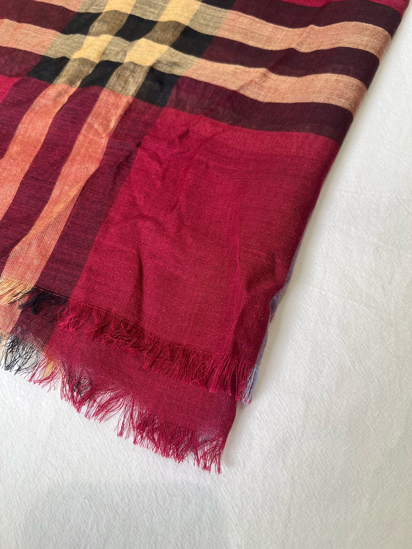 Burberry Red Scarf