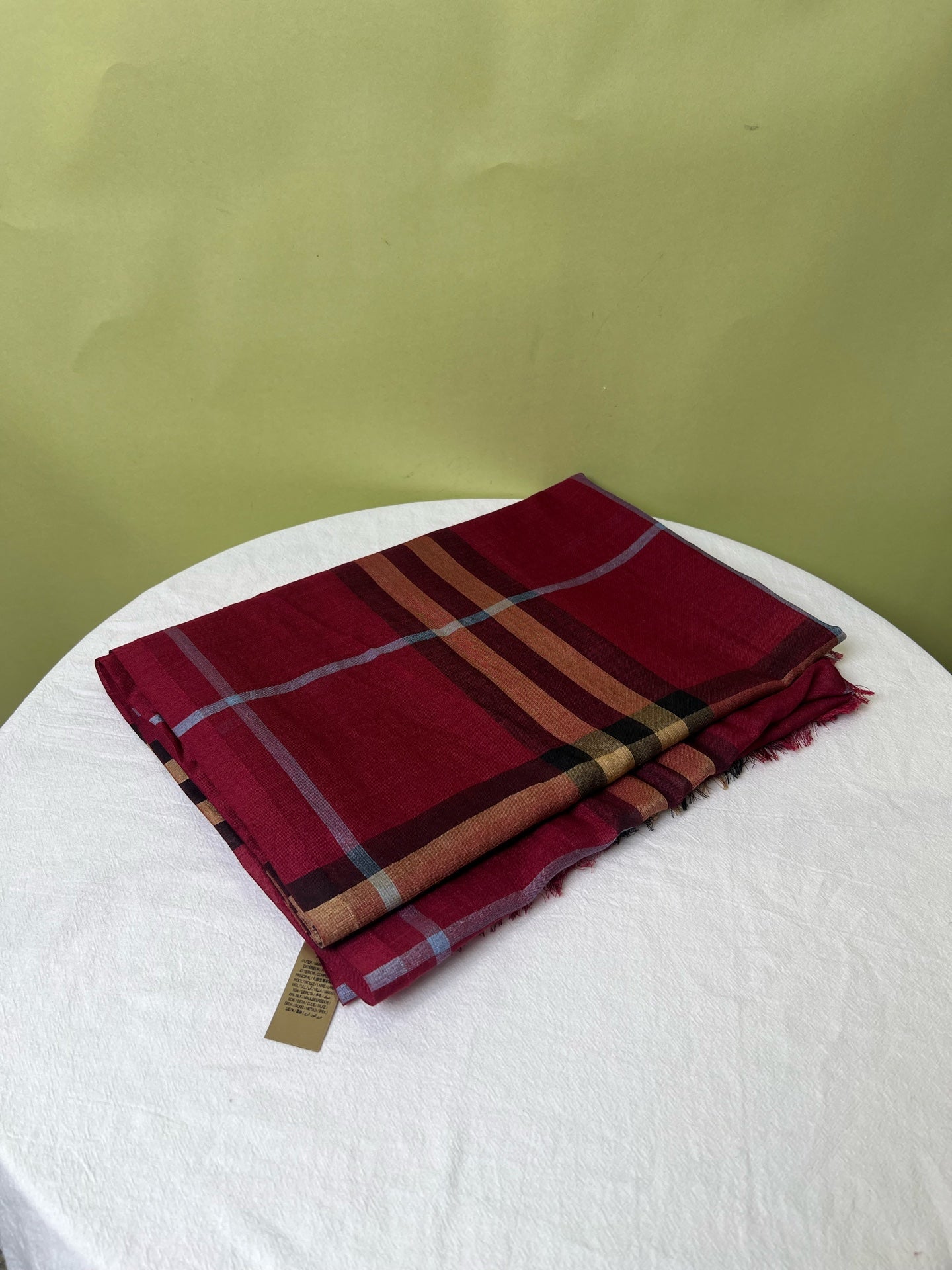 Burberry Red Scarf