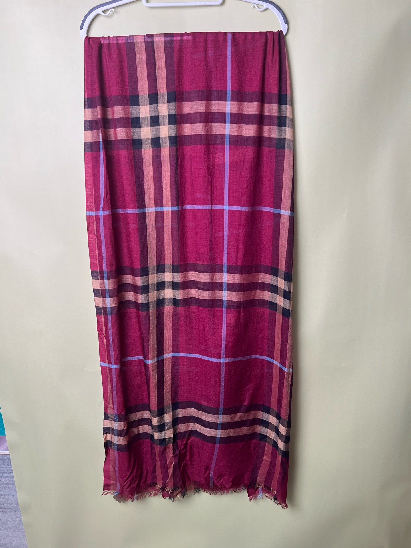 Burberry Red Scarf