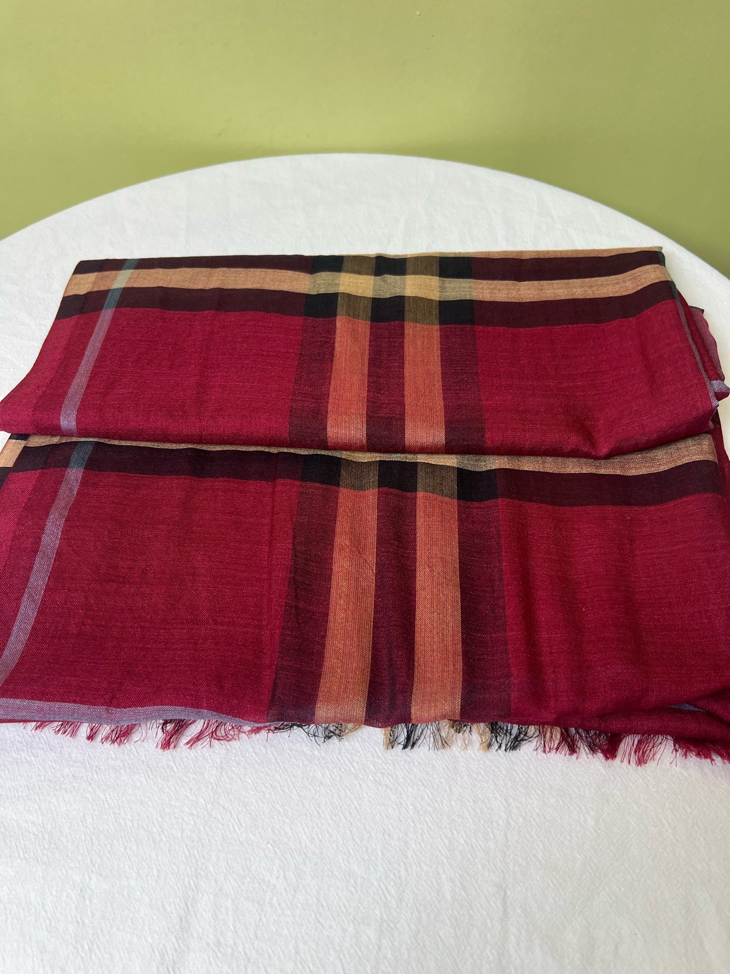 Burberry Red Scarf