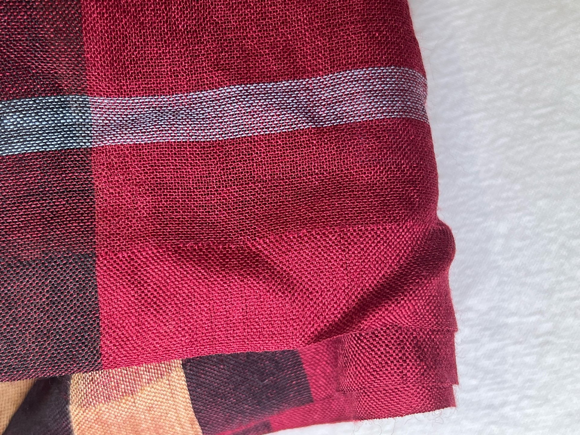 Burberry Red Scarf