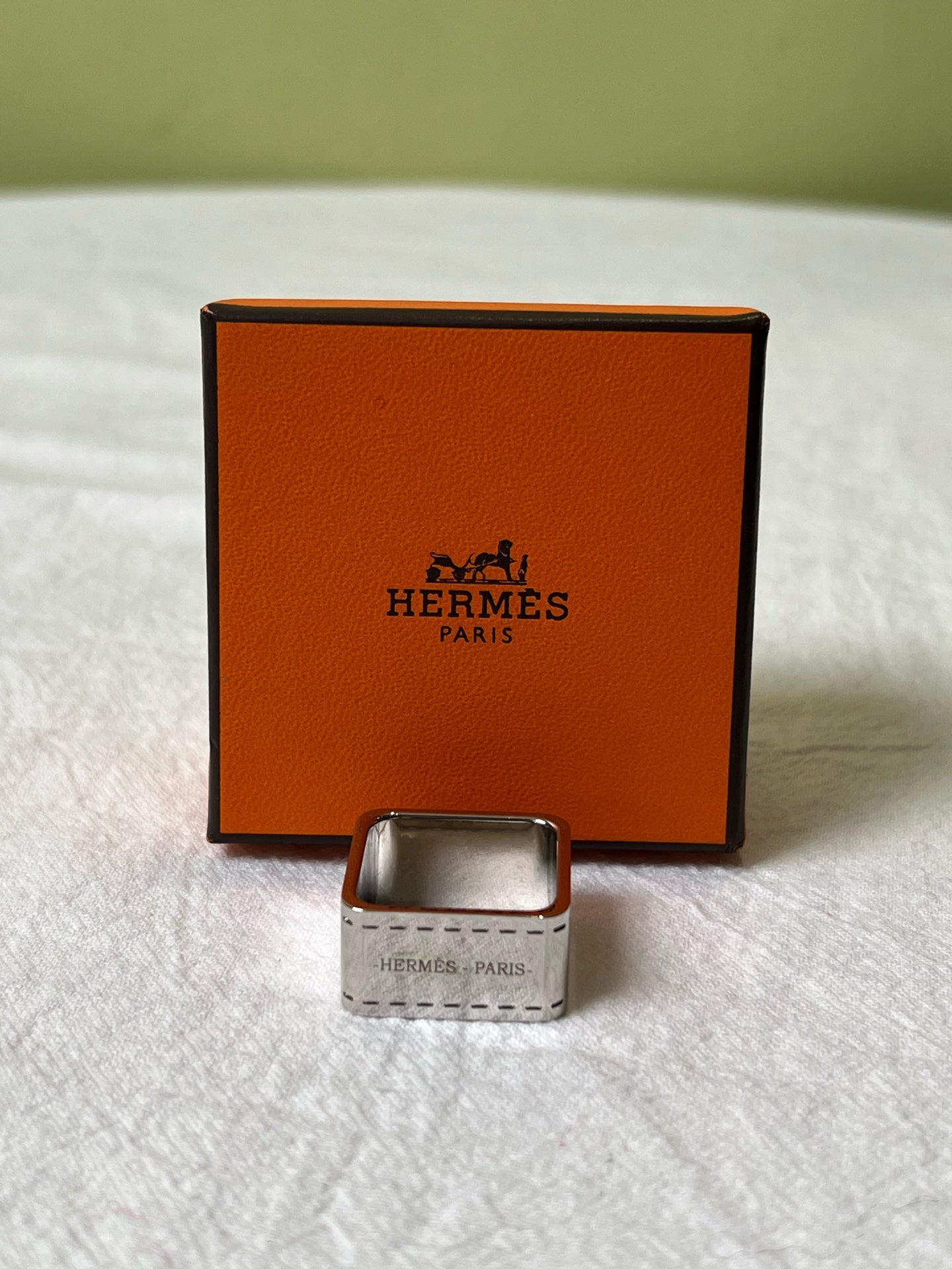 Hermes Silver Ring