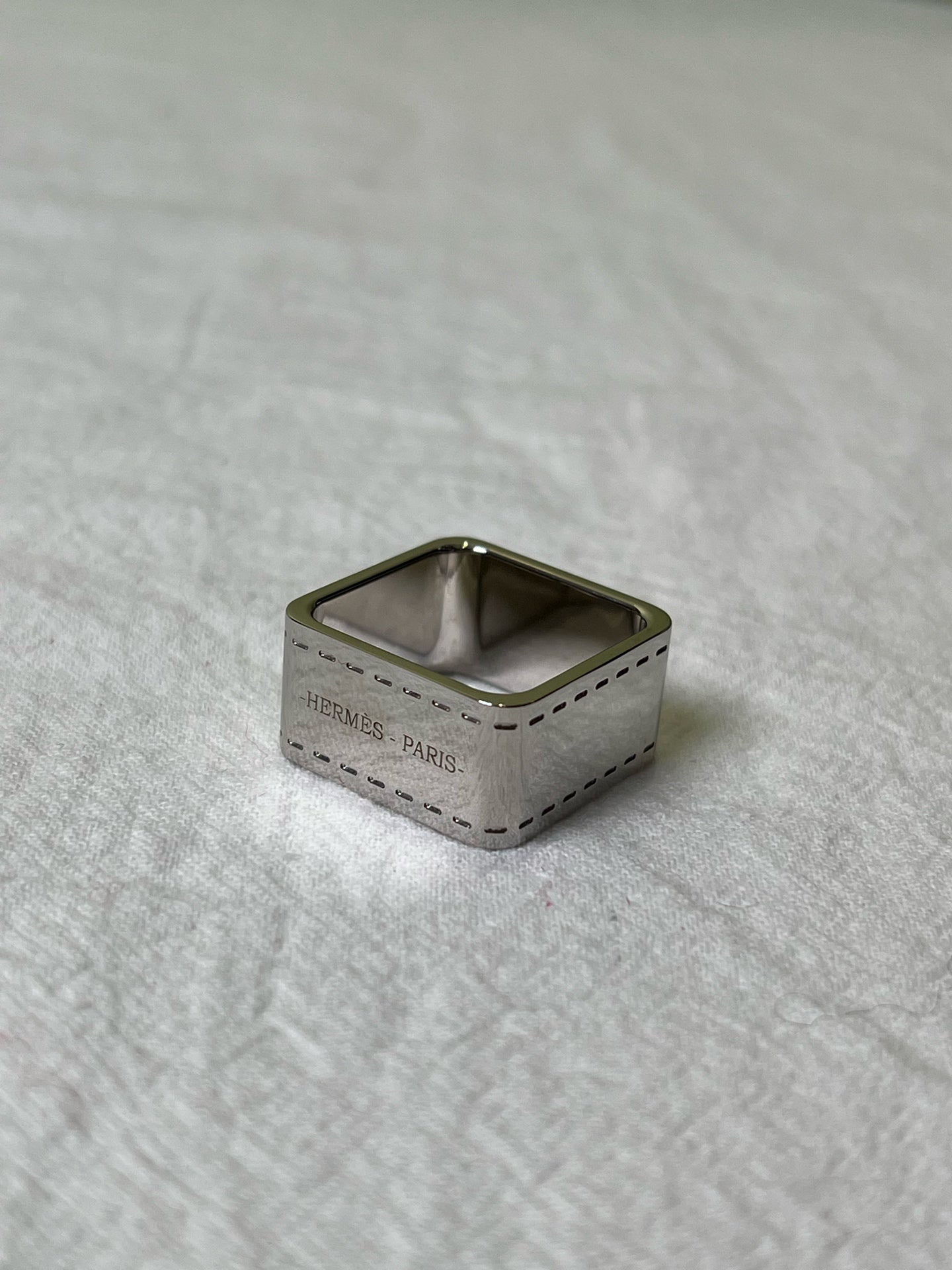 Hermes Silver Ring