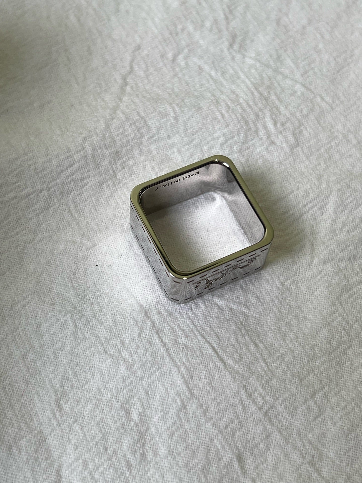 Hermes Silver Ring