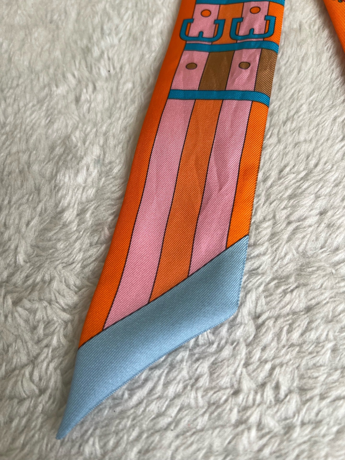 Hermes Orange Scarf