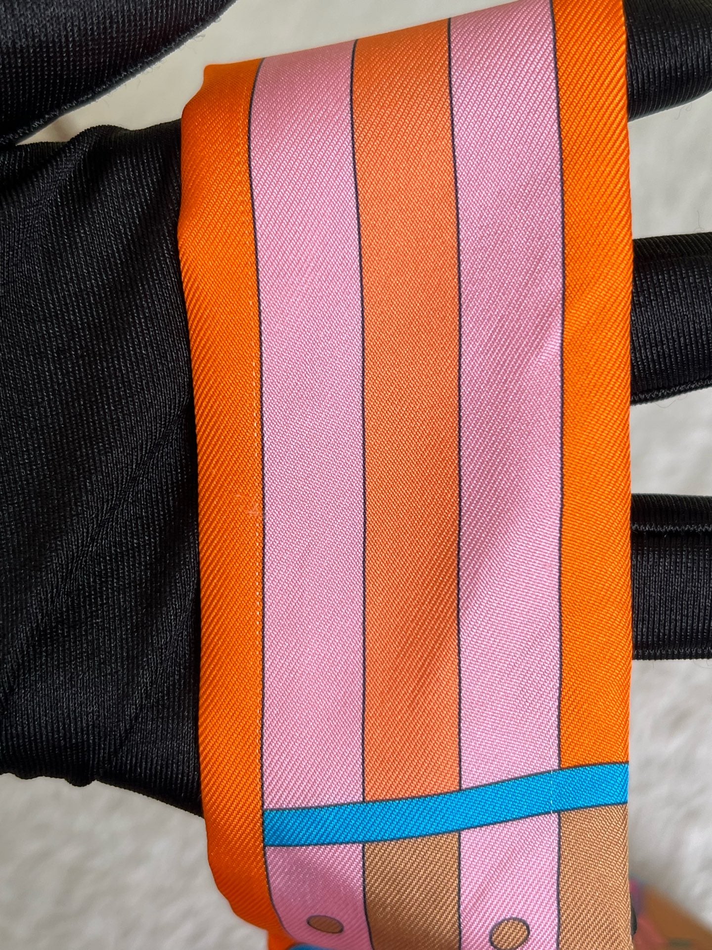 Hermes Orange Scarf