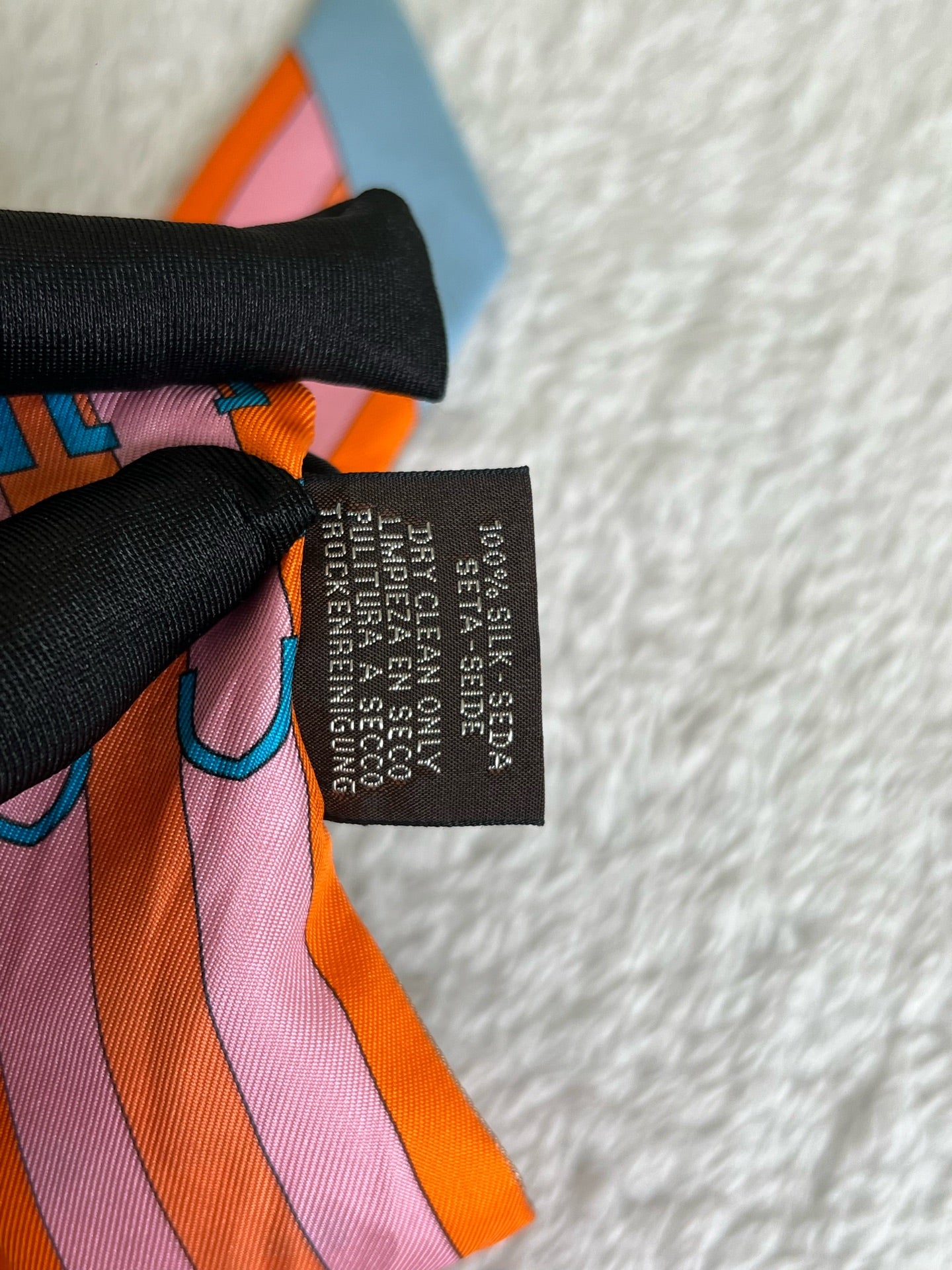 Hermes Orange Scarf