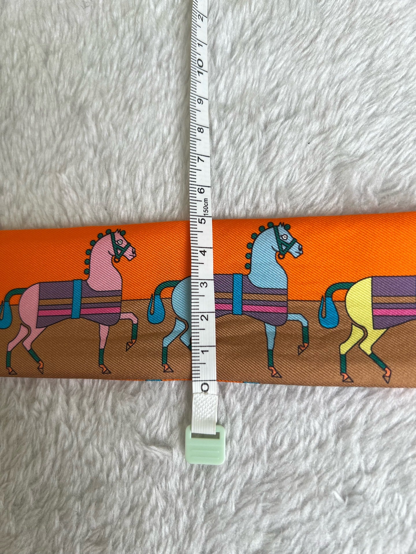 Hermes Orange Scarf