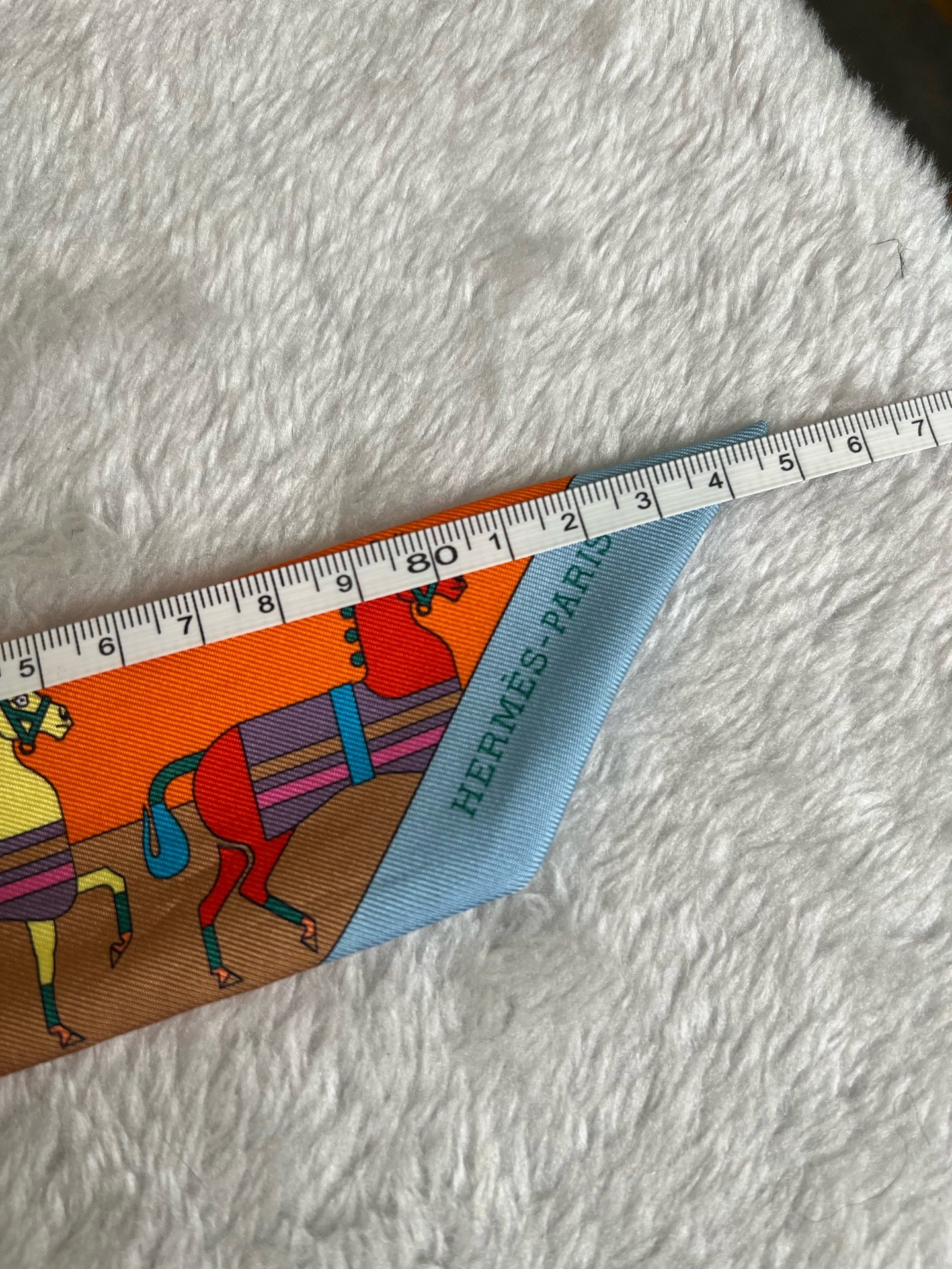 Hermes Orange Scarf