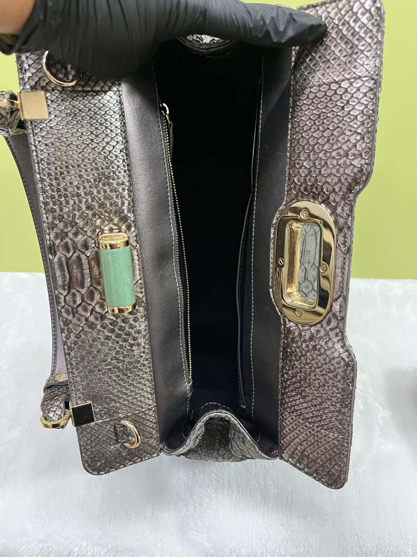Bvlgari Serpenti Python Handbag
