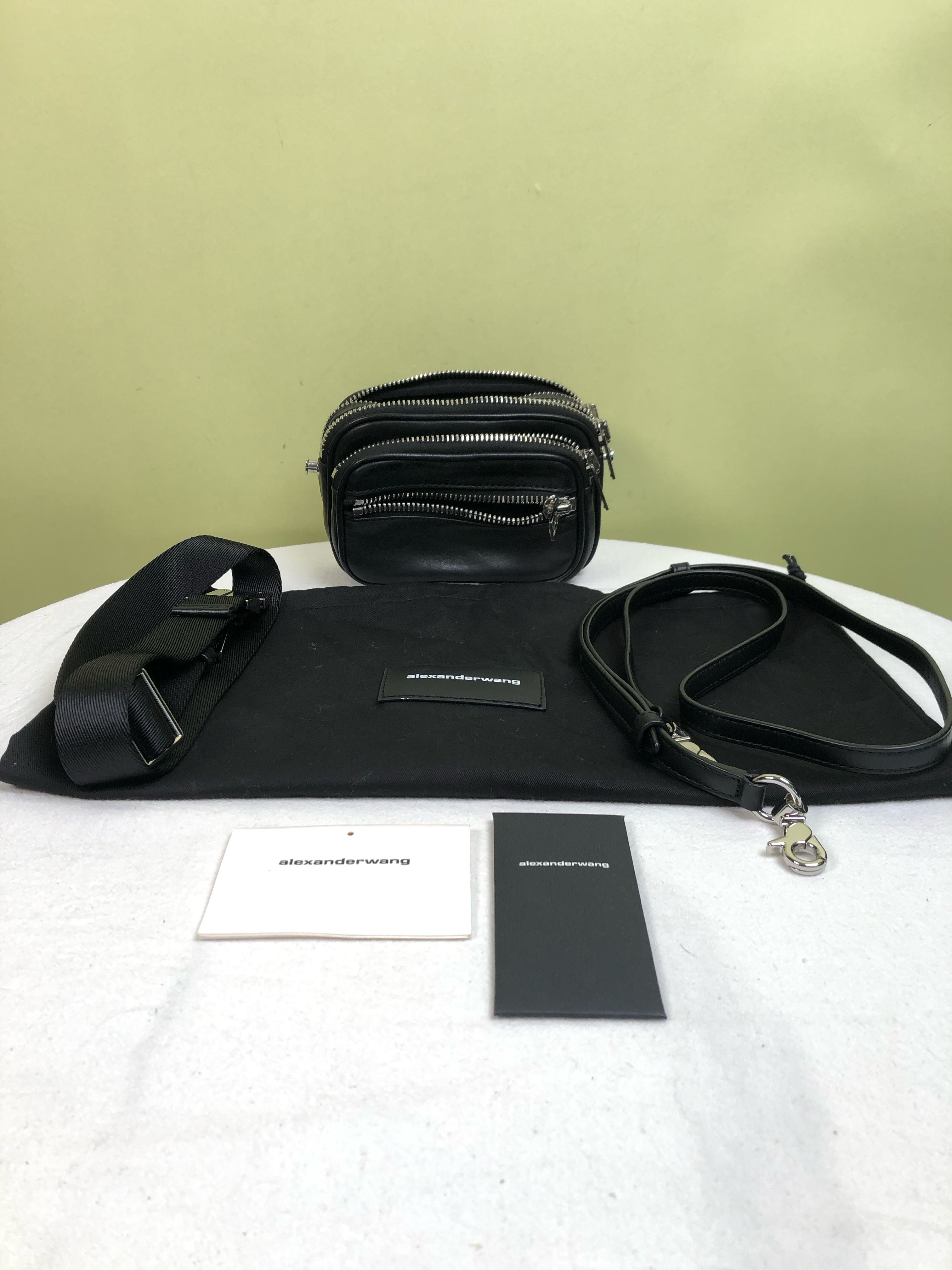 ALEXANDER WANG 亚历山大王 Black Belt Bag & Fanny Pack