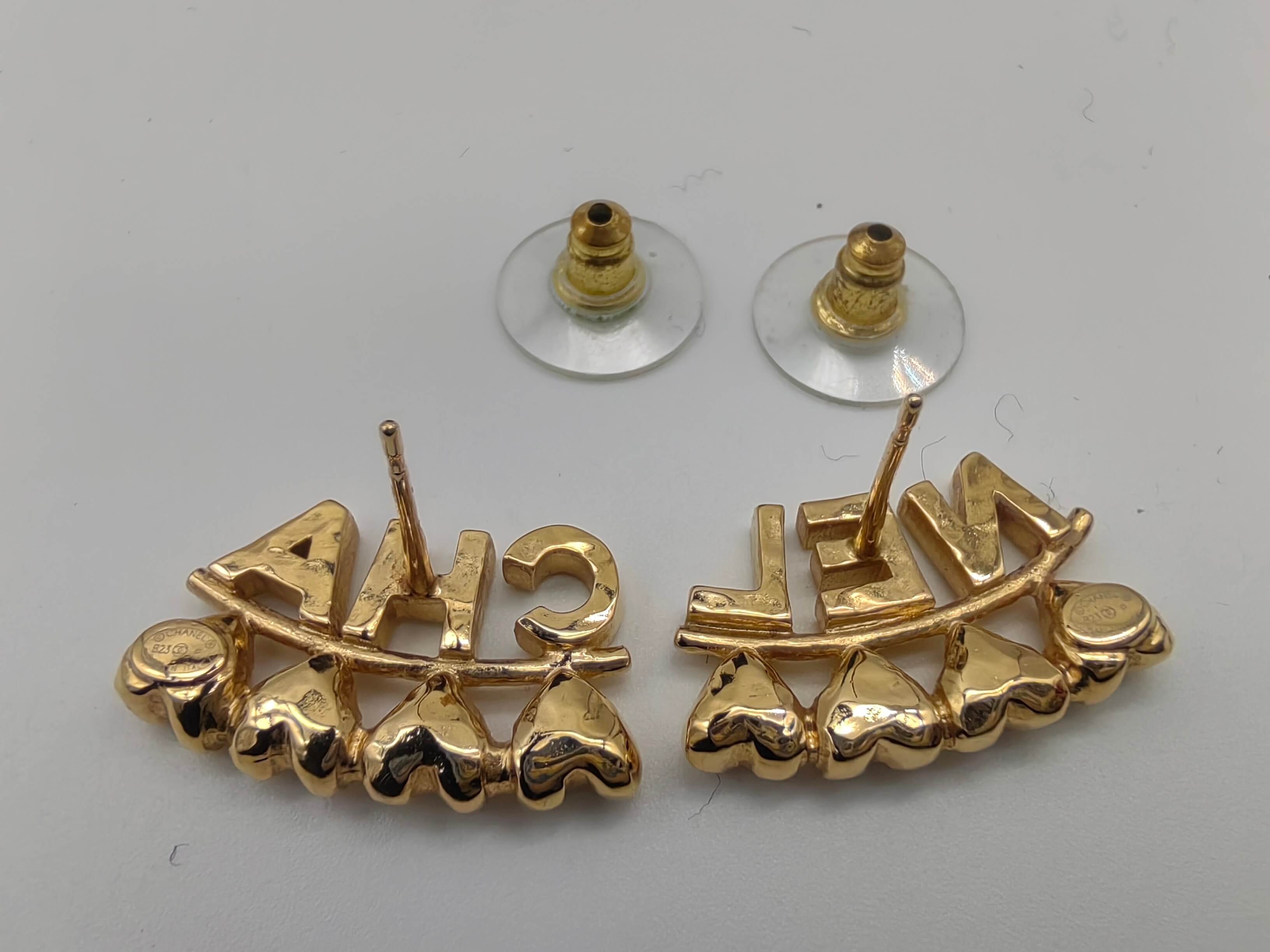 Chanel 23P Gold Earrings