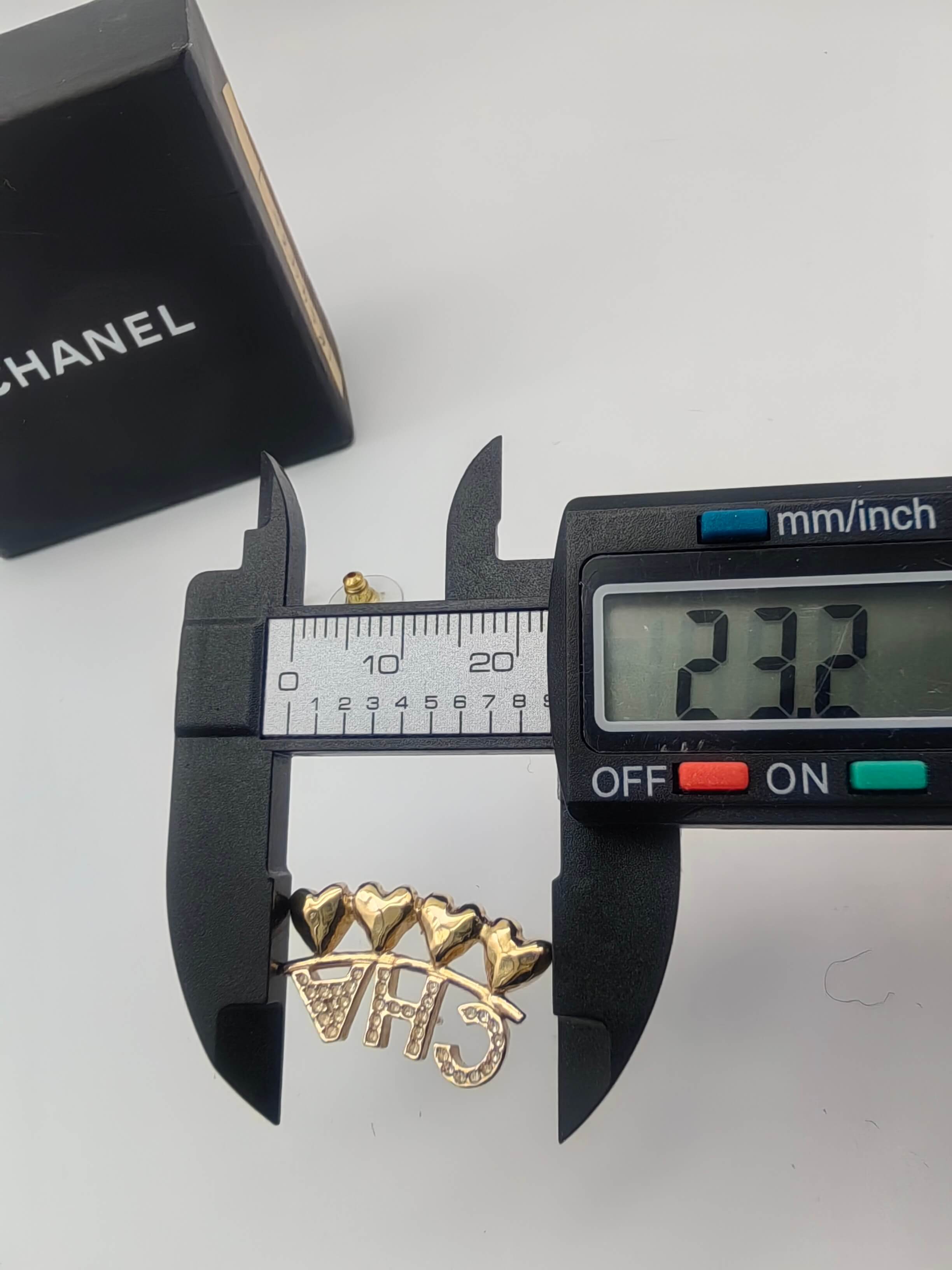 Chanel 23P Gold Earrings