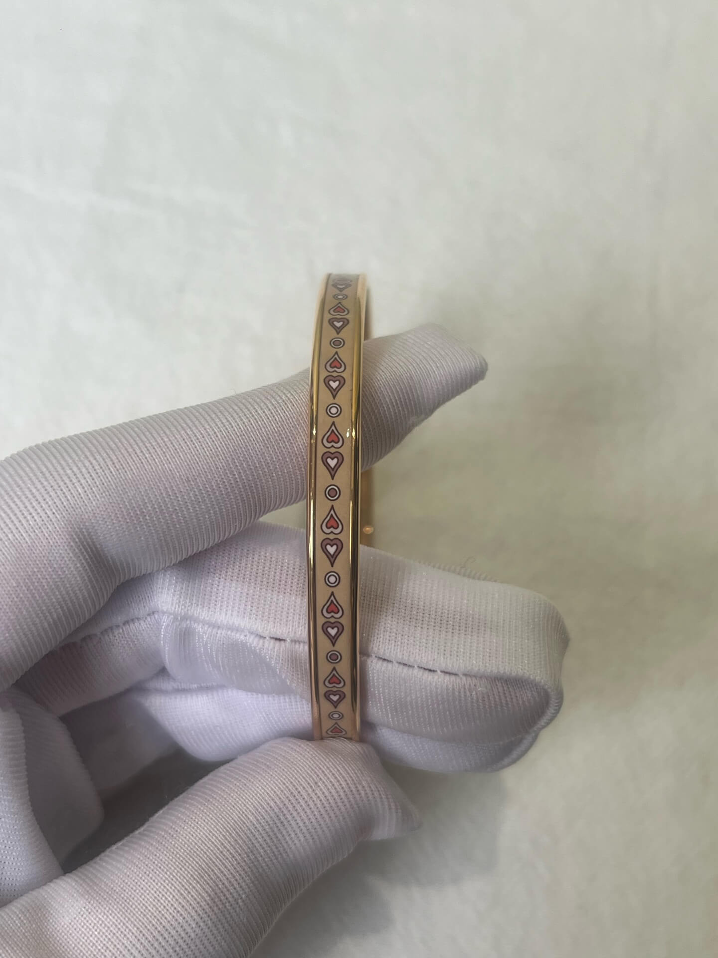 Hermès Multicolor Enamel Bangle