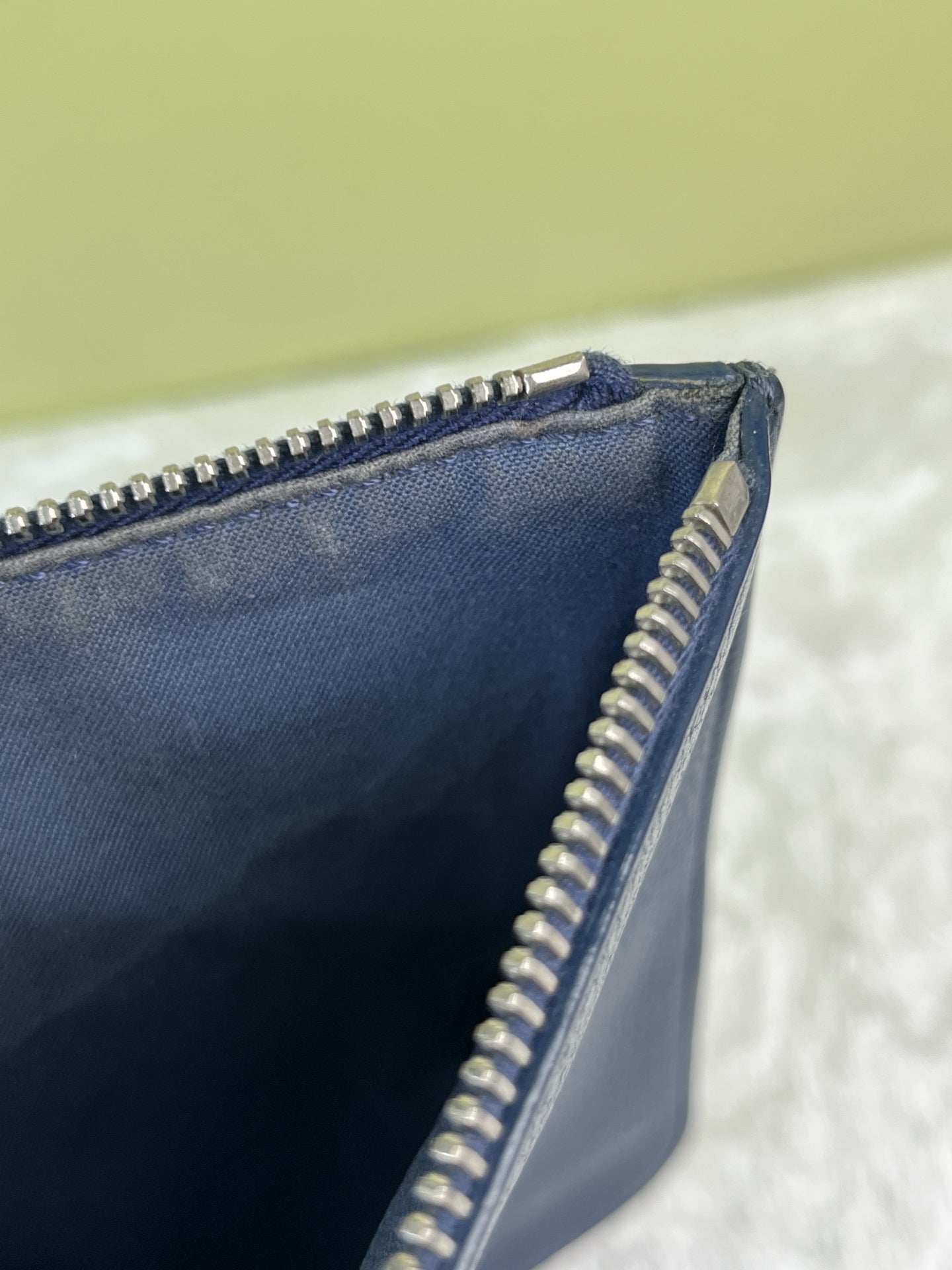 Fendi Blue Clutch