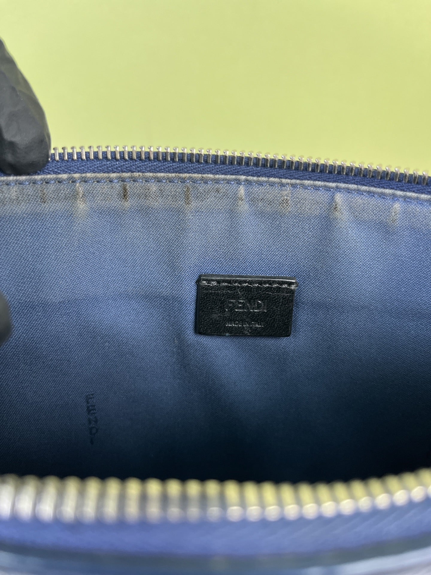 Fendi Blue Clutch