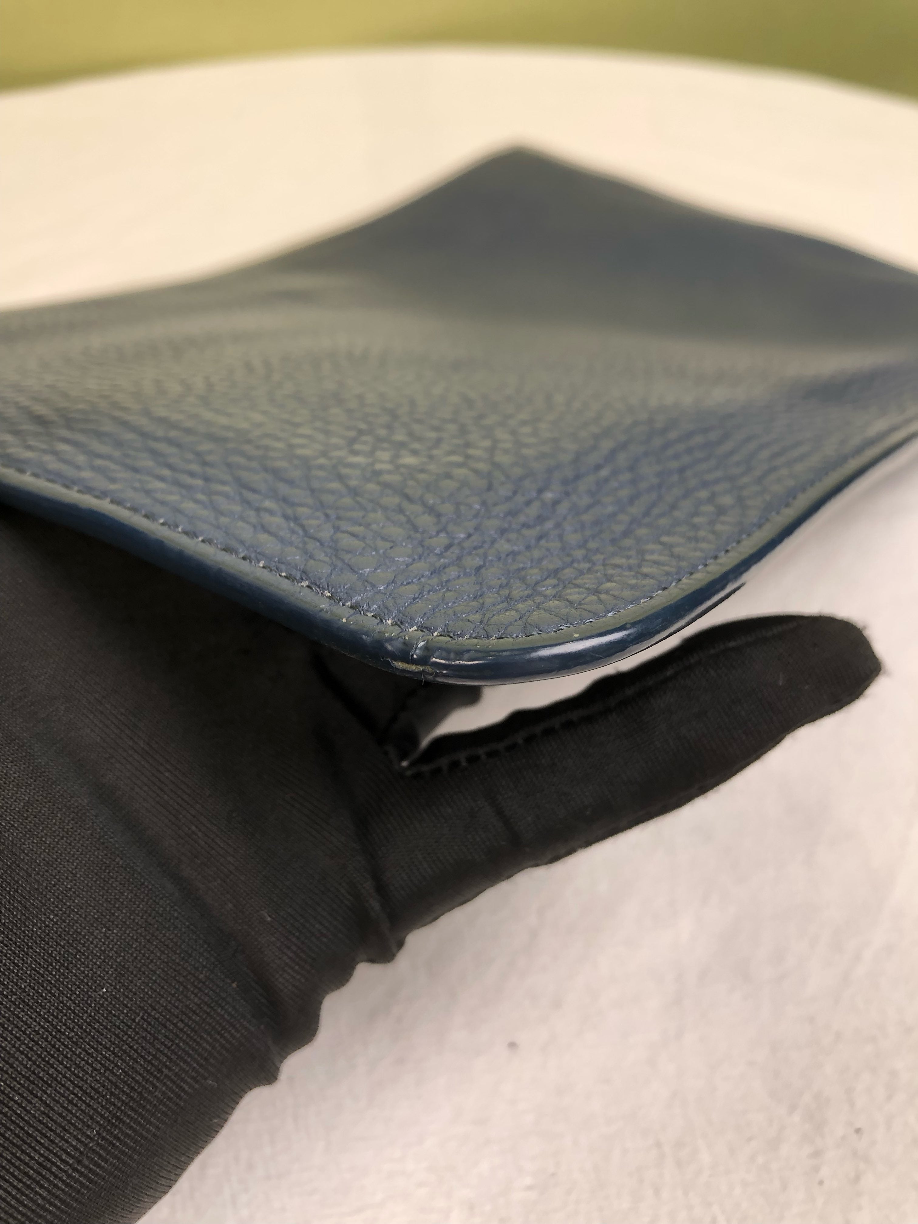 Fendi Blue Clutch