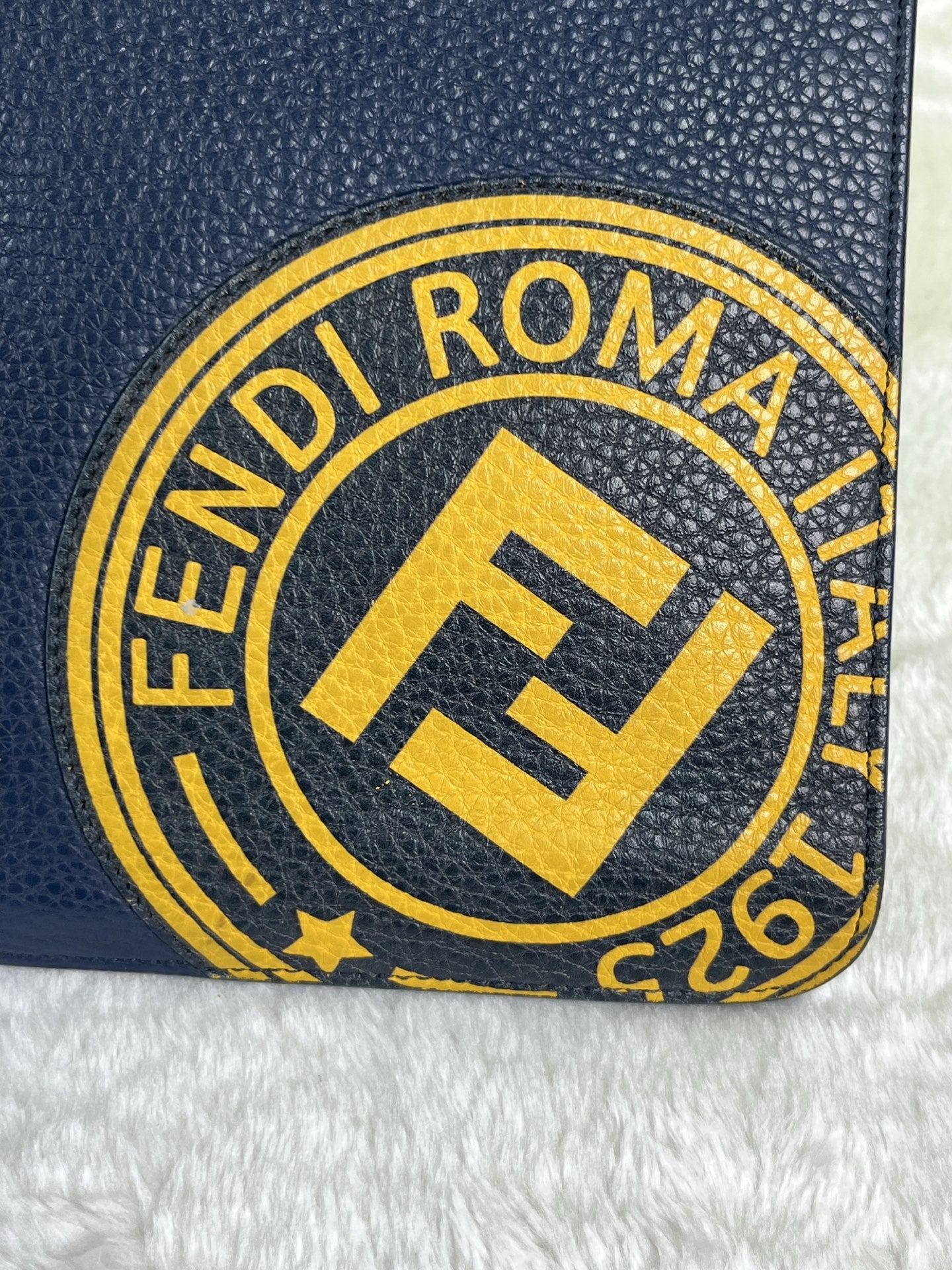 Fendi Blue Clutch