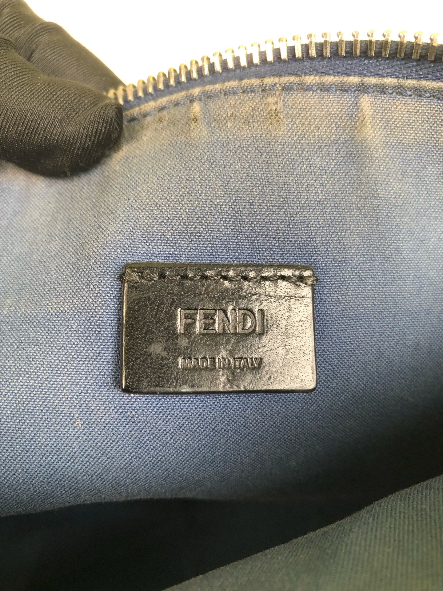 Fendi Blue Clutch