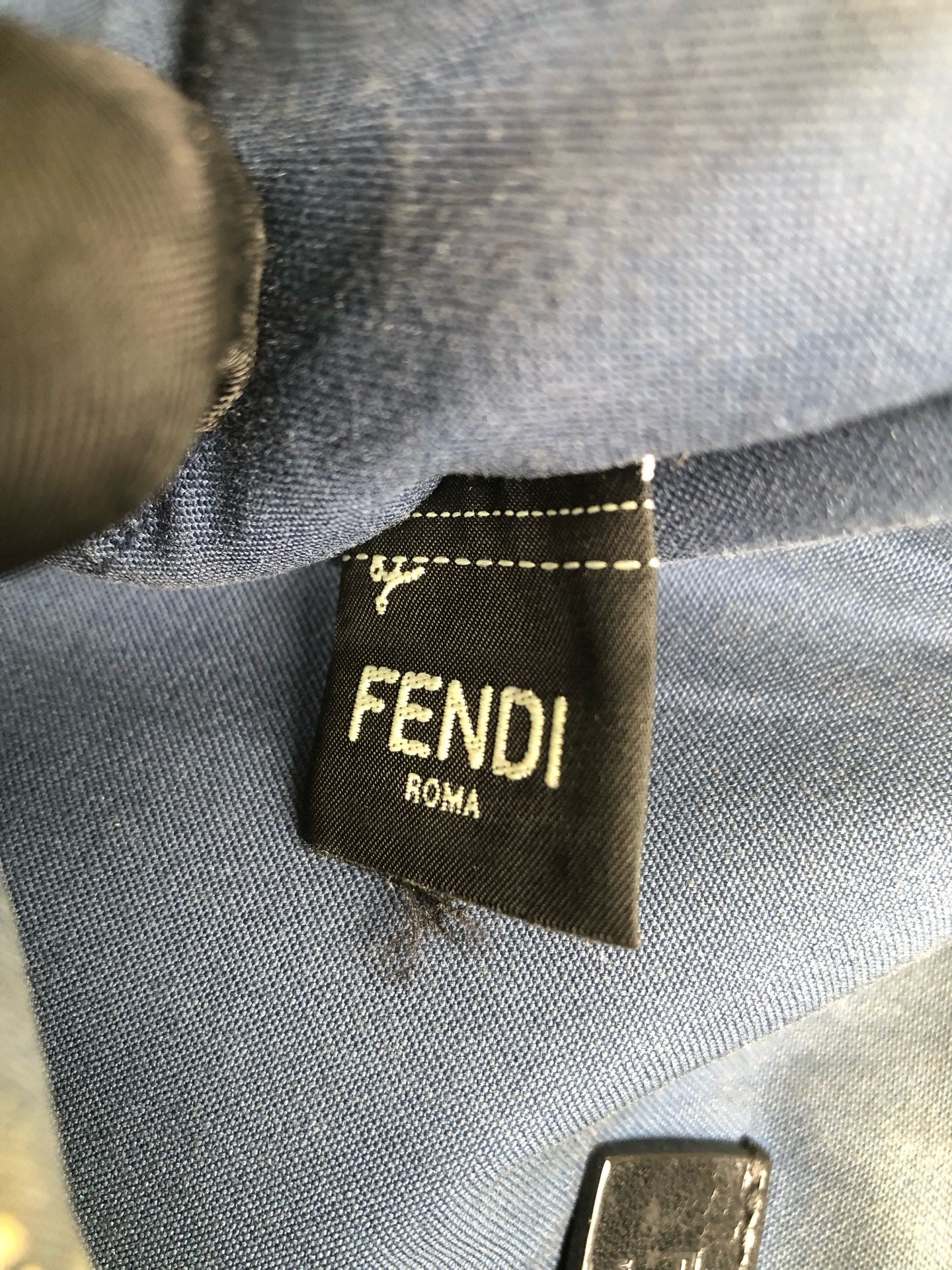 Fendi Blue Clutch